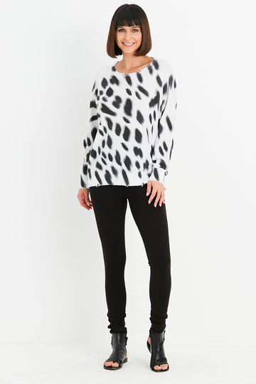 Pima Cotton Brush It Crewneck Sweater
