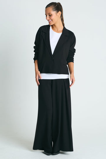 Scuba Crop Blazer