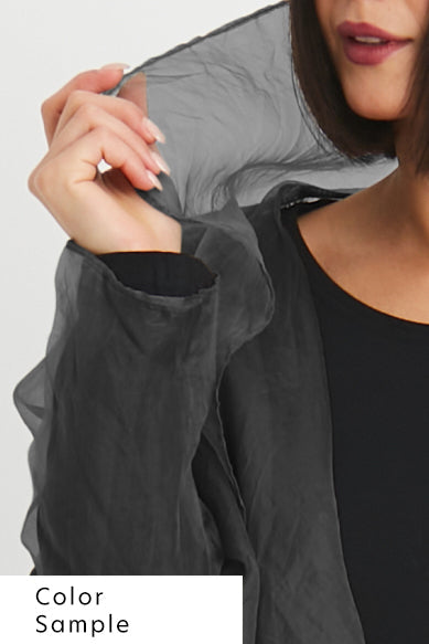 Organza Gathered Jacket