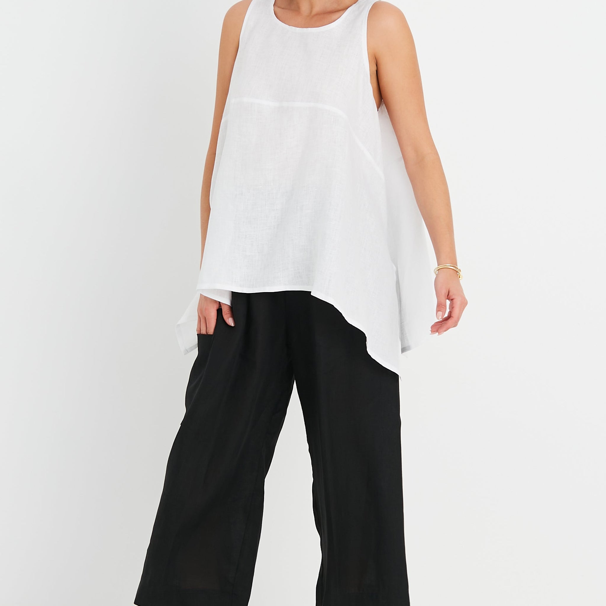 Handkerchief Linen Swing Tank