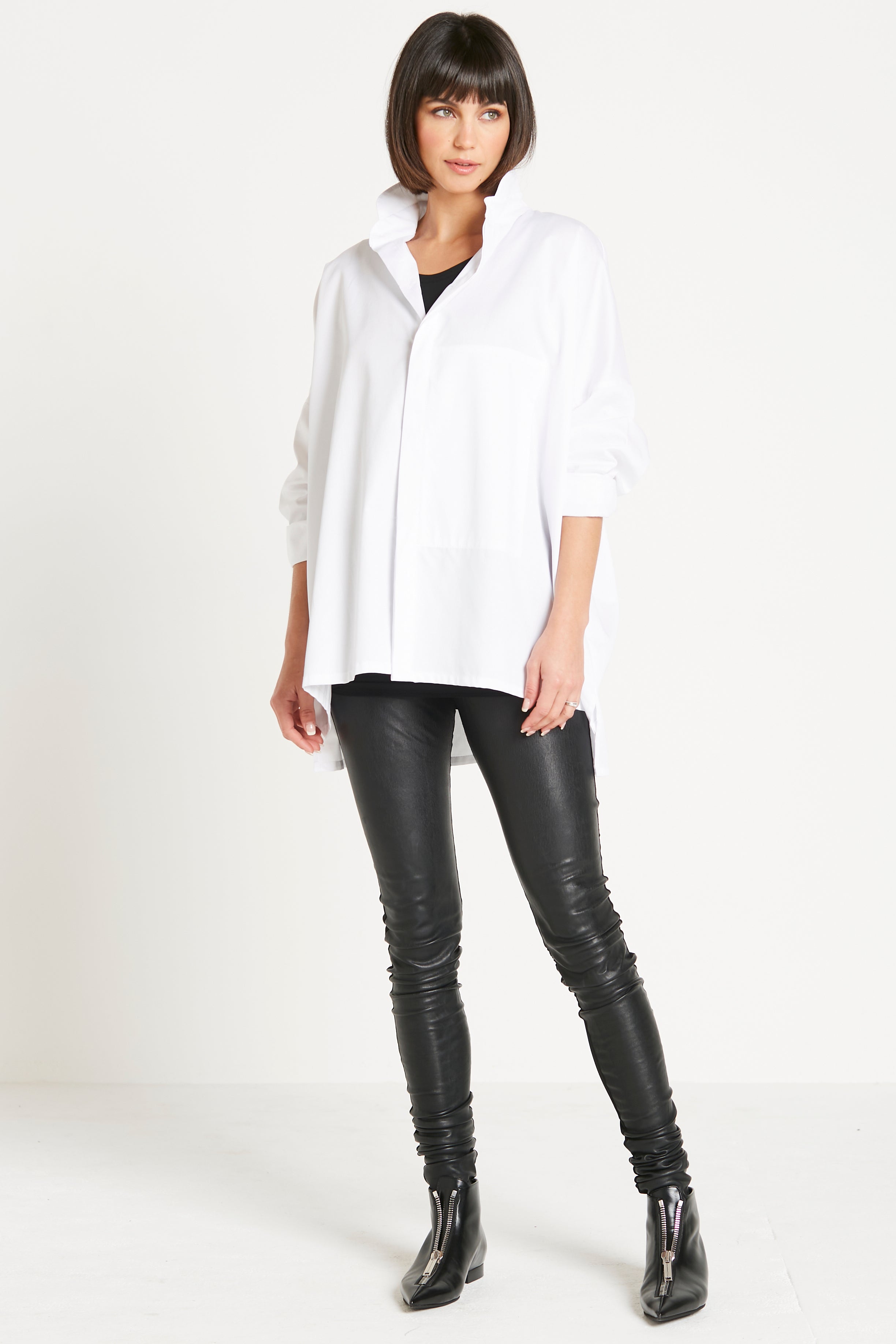 Cotton Fine Rib Signature Shirt