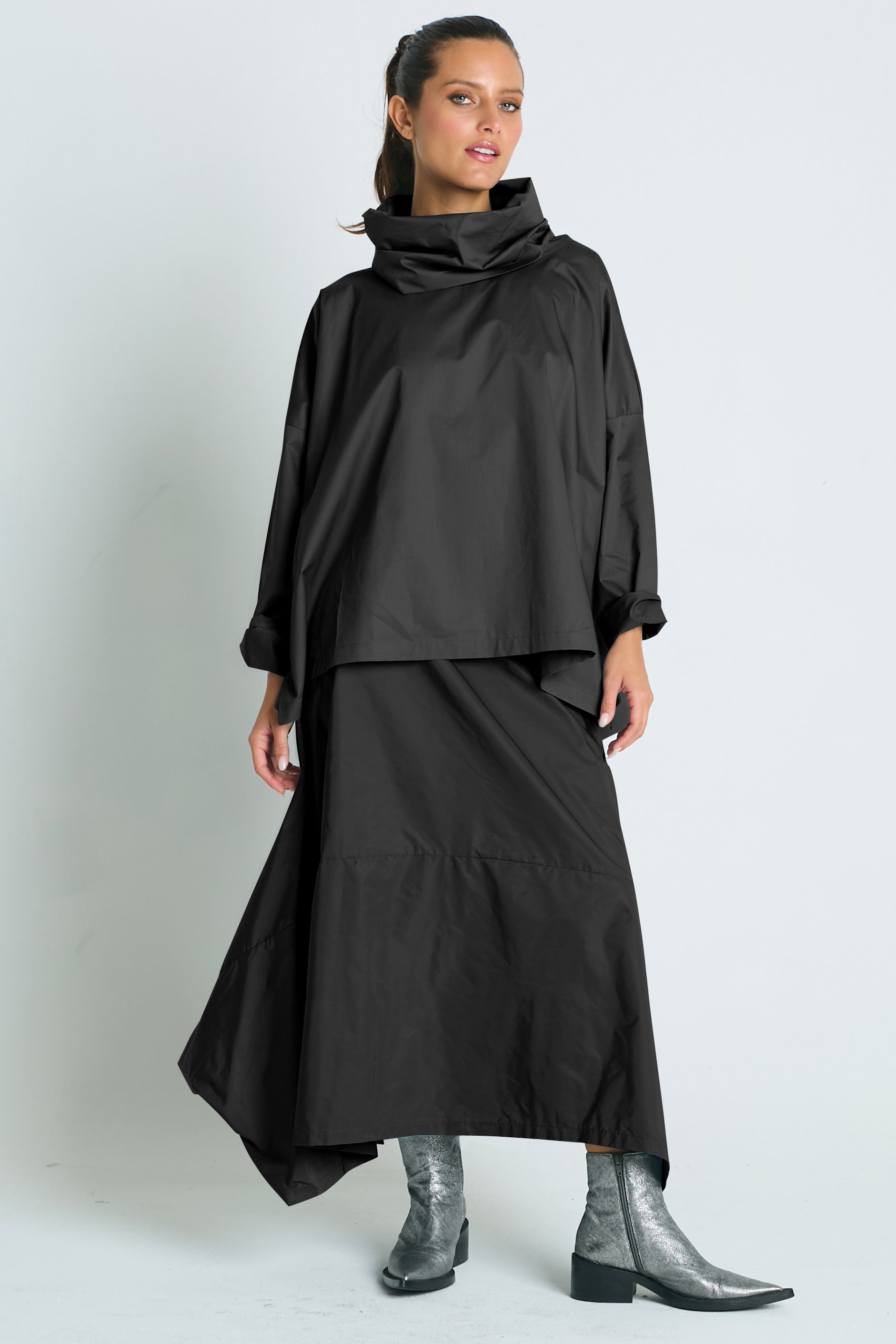 Cotton Cowl Top