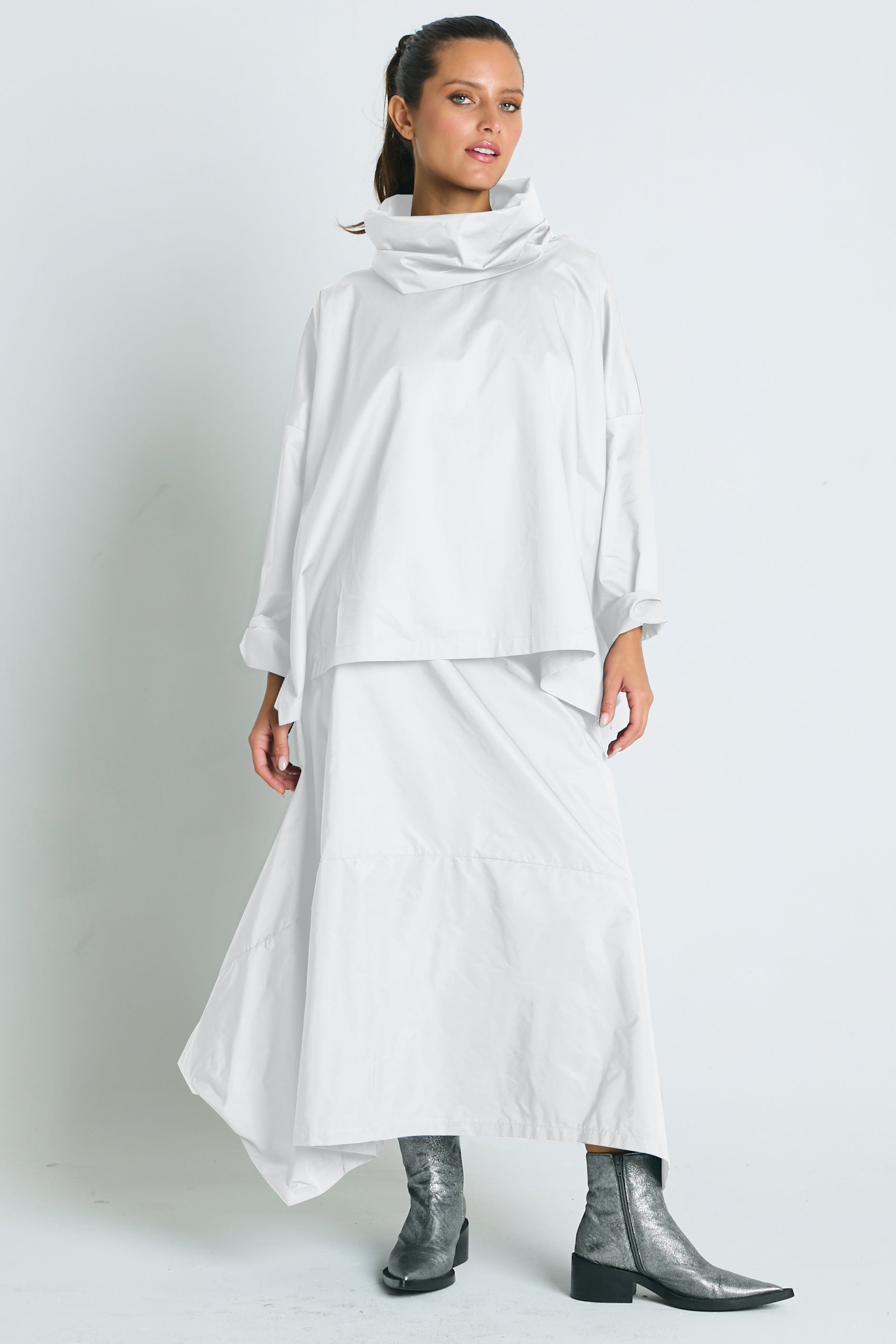 Cotton Cowl Top