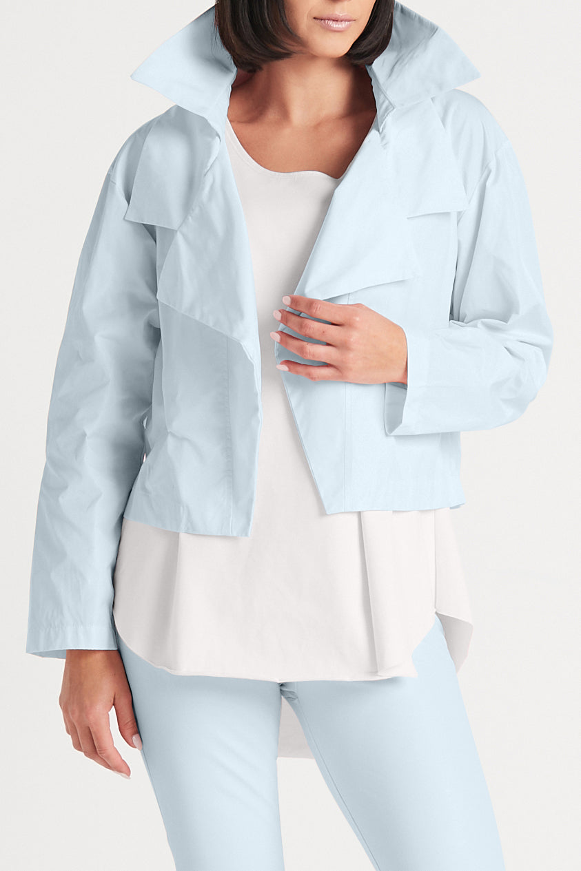 Nylon Triple Collar Jacket