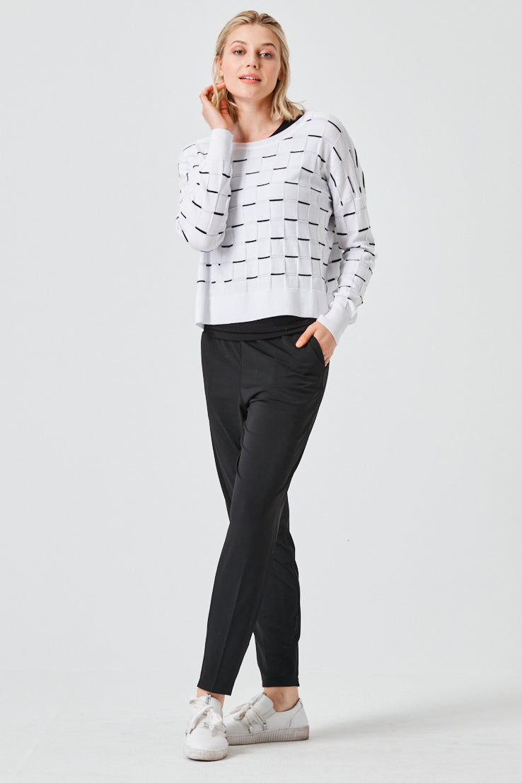 Matte Jersey Slim Pants