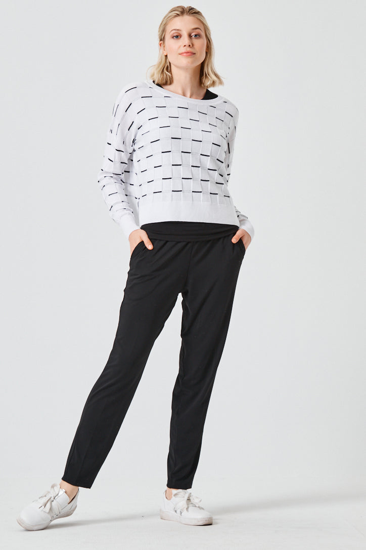Matte Jersey Slim Pants