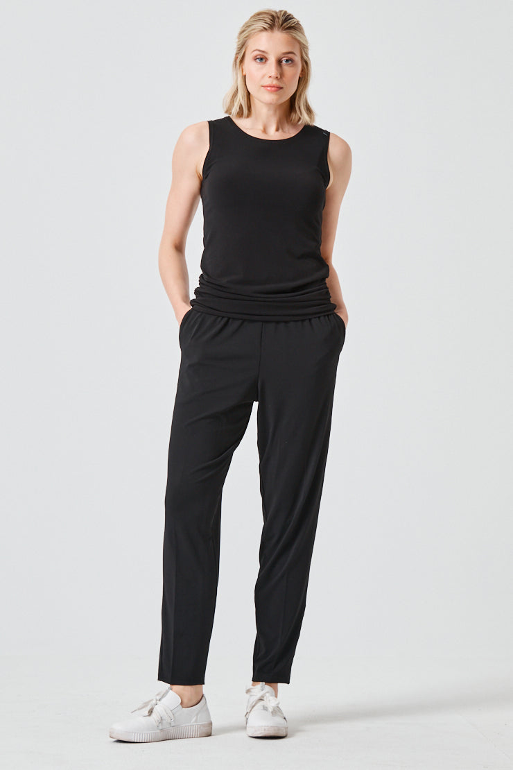 Matte Jersey Slim Pants