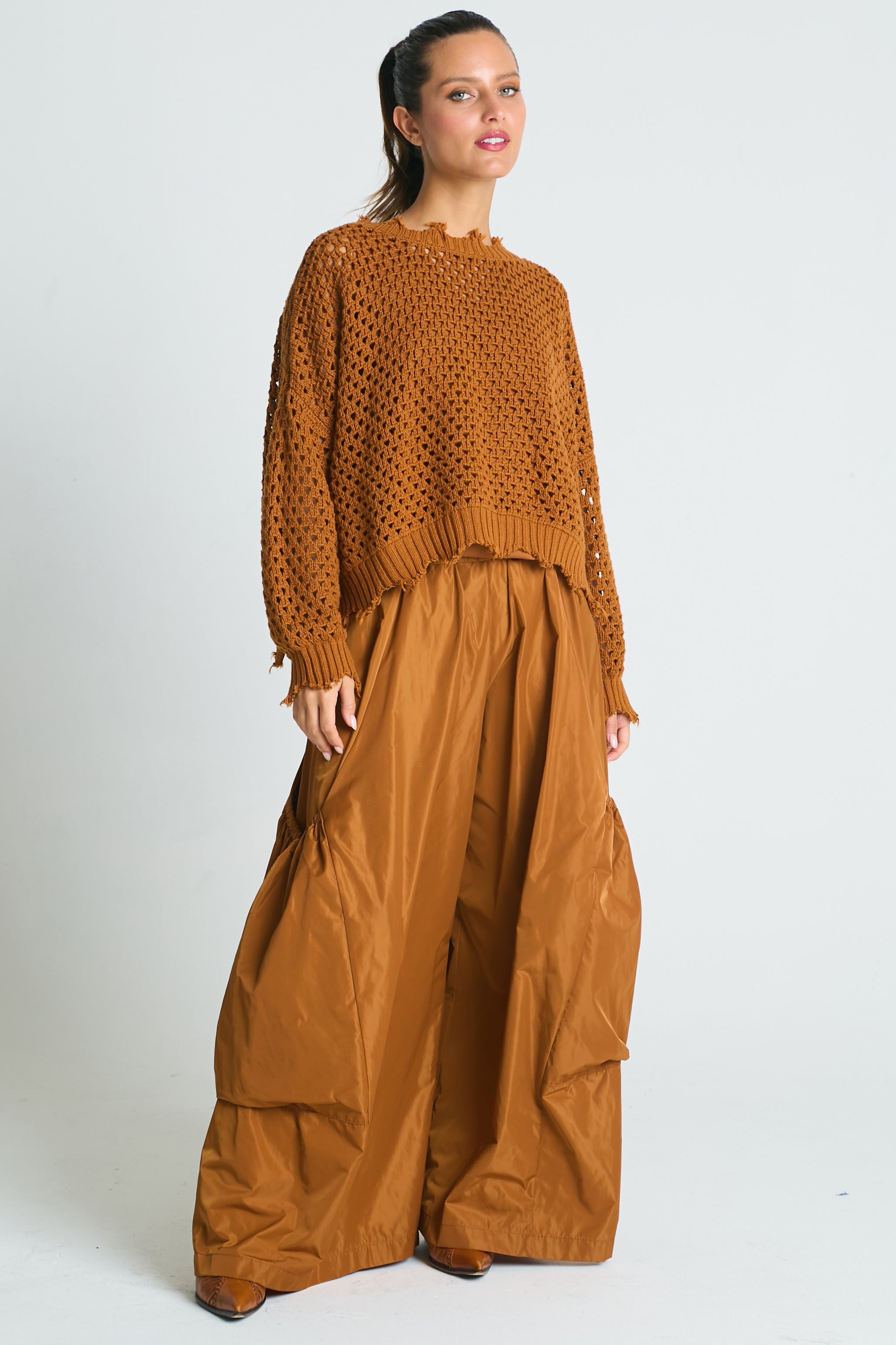 Nylon Big Pocket Pants