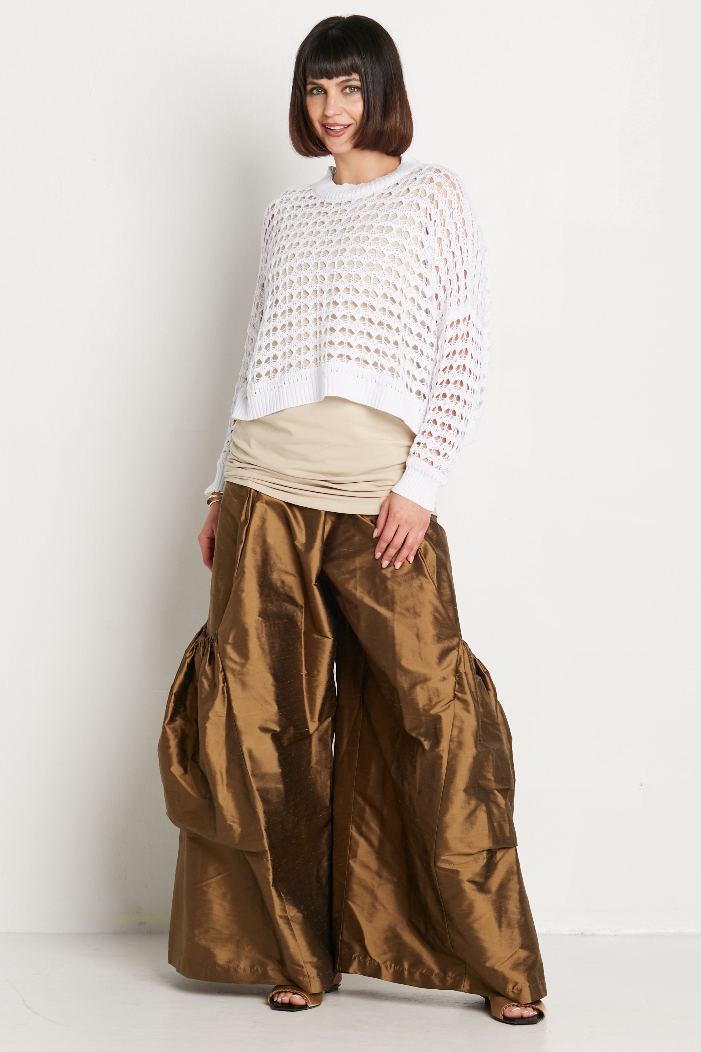 Dupioni Big Pocket Pants