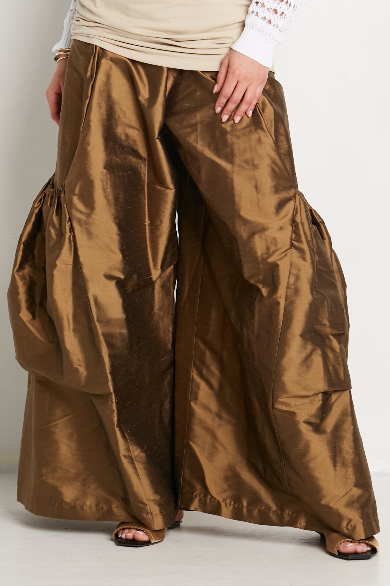 Dupioni Big Pocket Pants