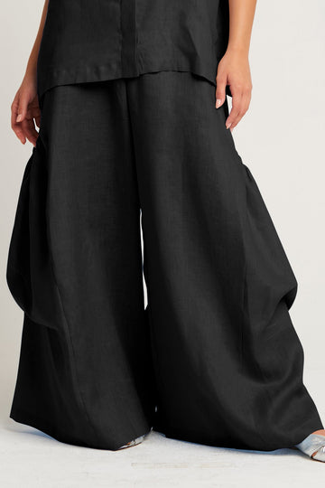 Linen Big Pocket Pants