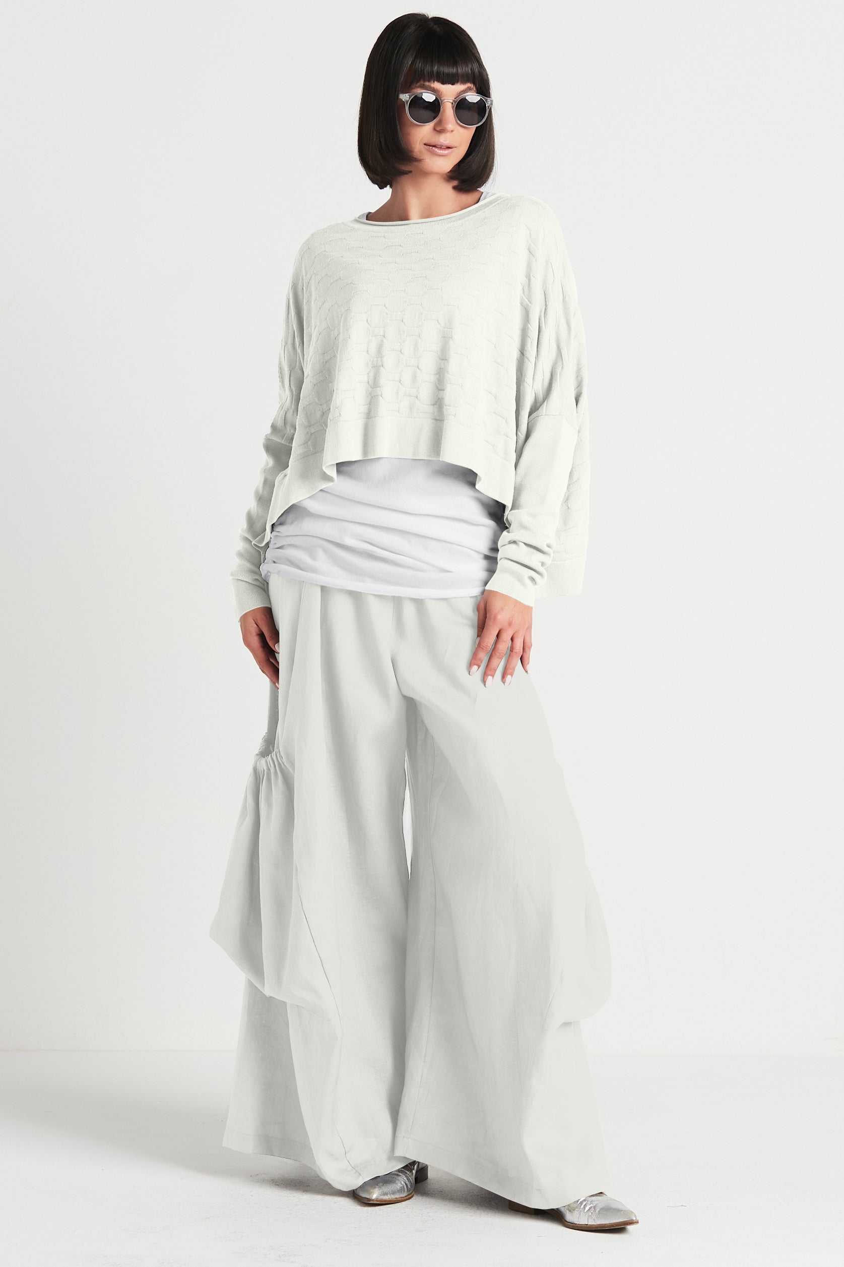 Linen Big Pocket Pants