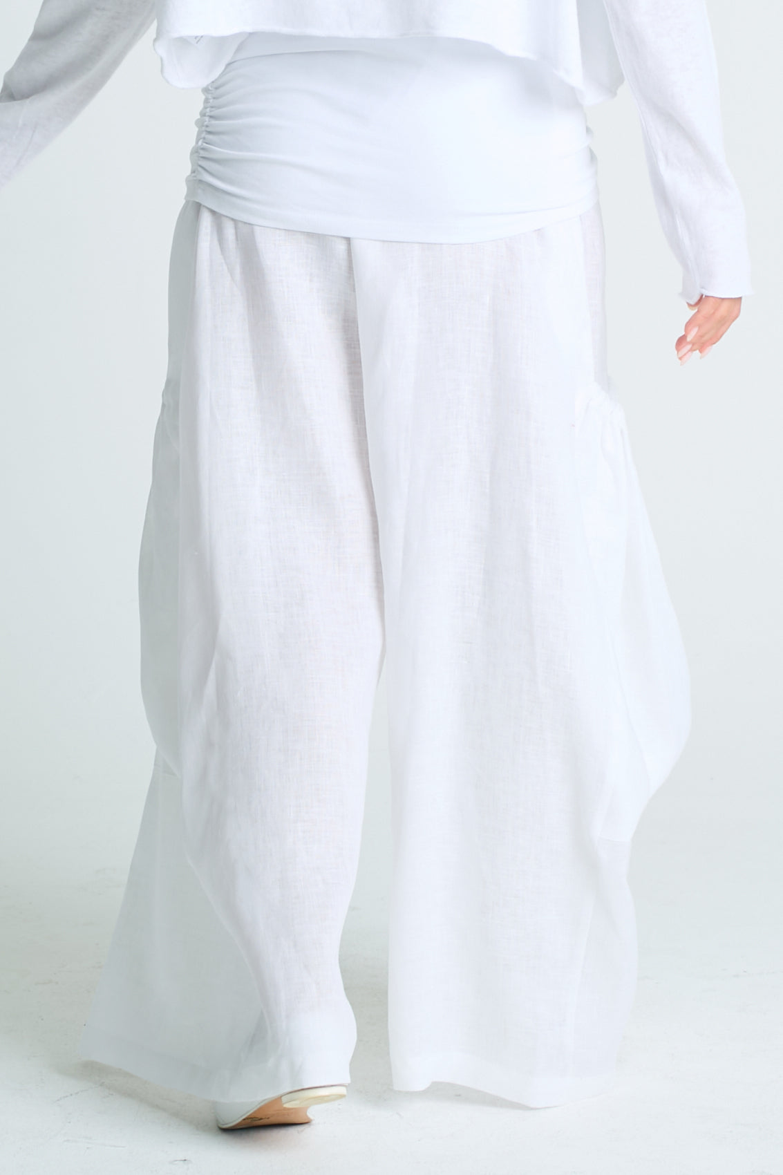 Linen Big Pocket Pants