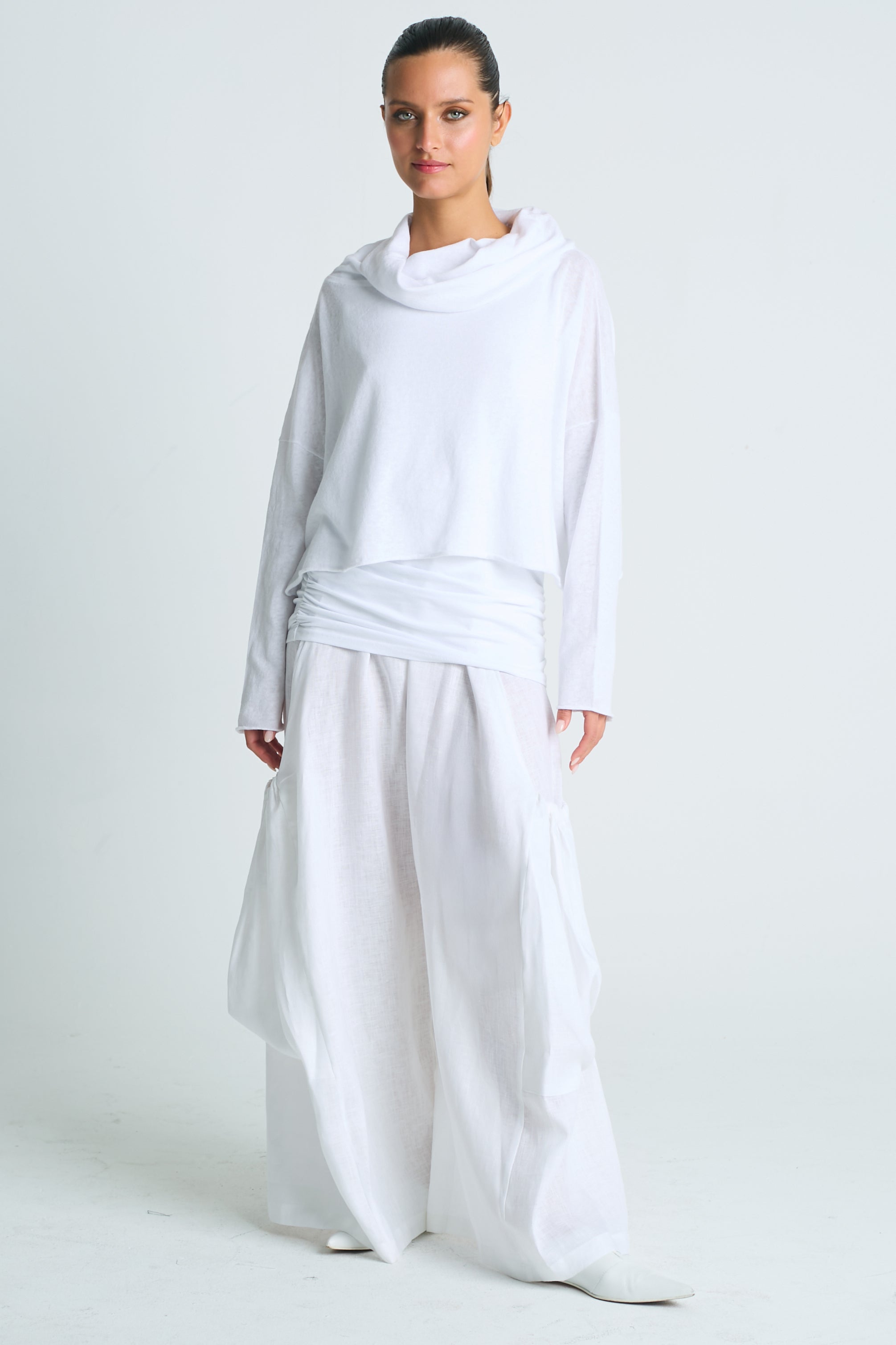 Linen Big Pocket Pants