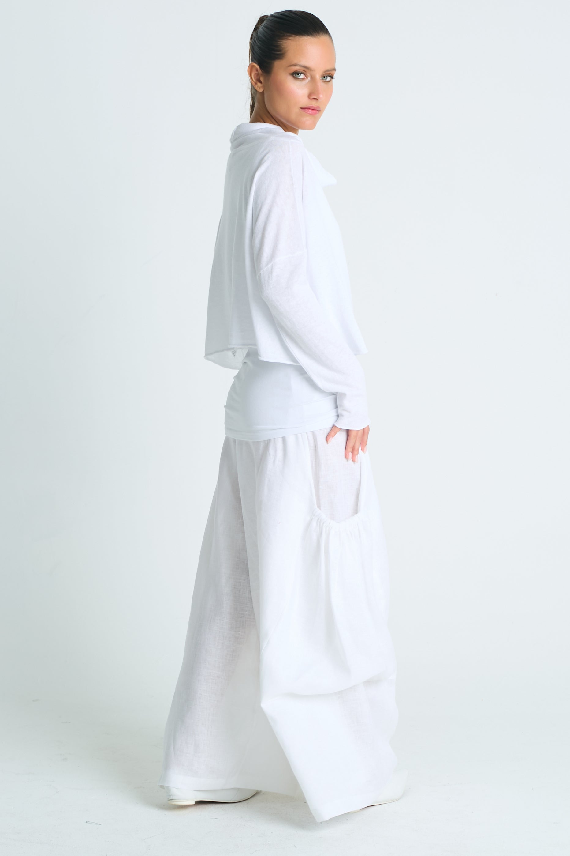 Linen Big Pocket Pants