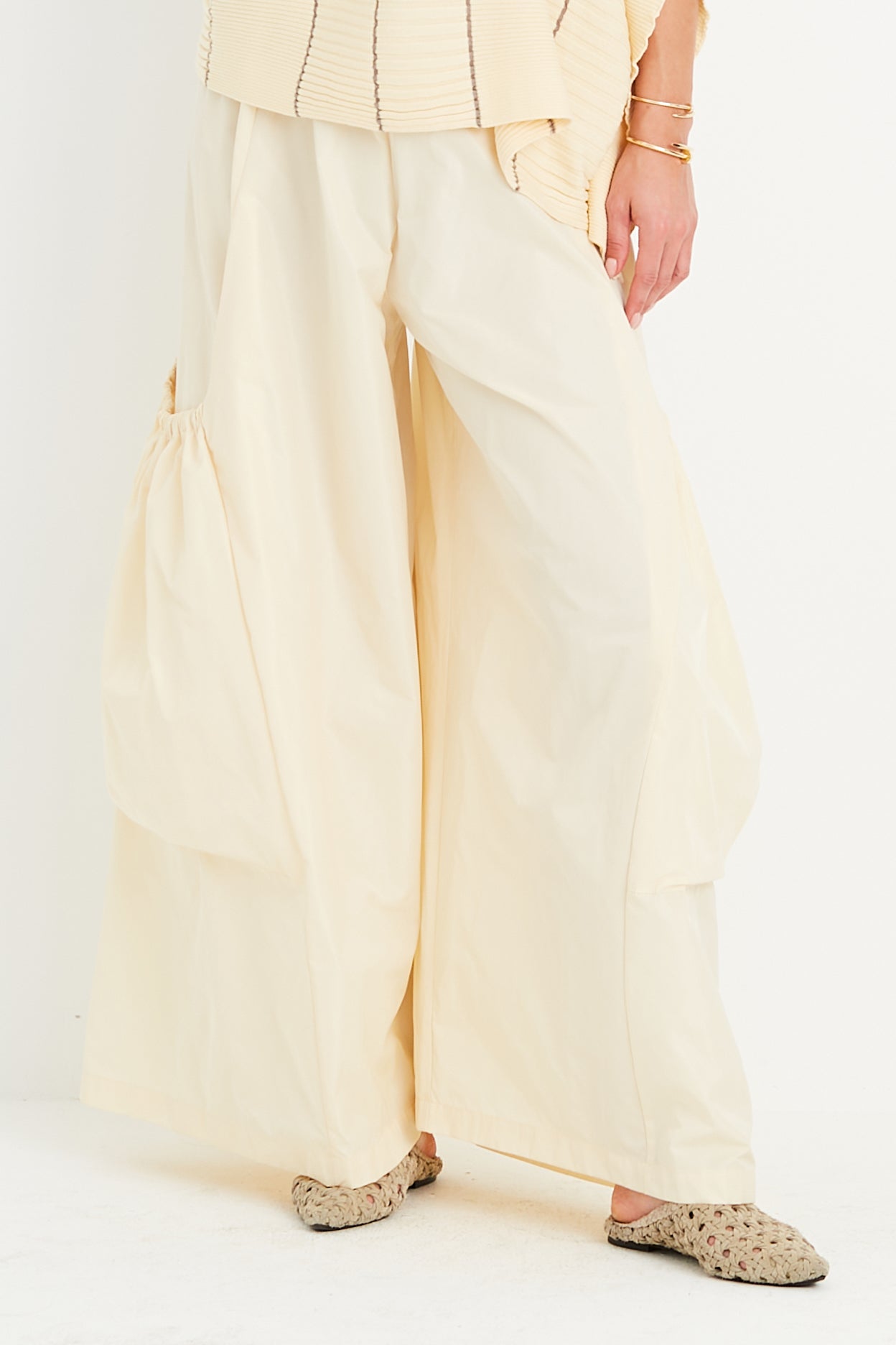 Nylon Big Pocket Pants