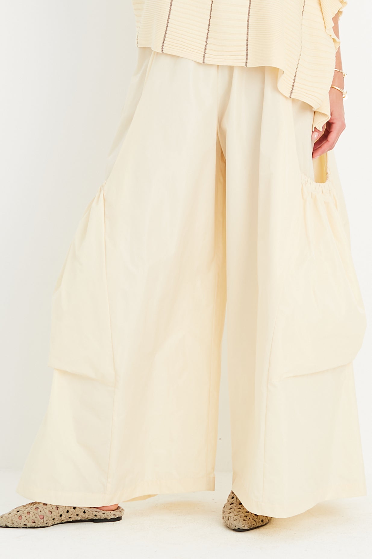 Nylon Big Pocket Pants