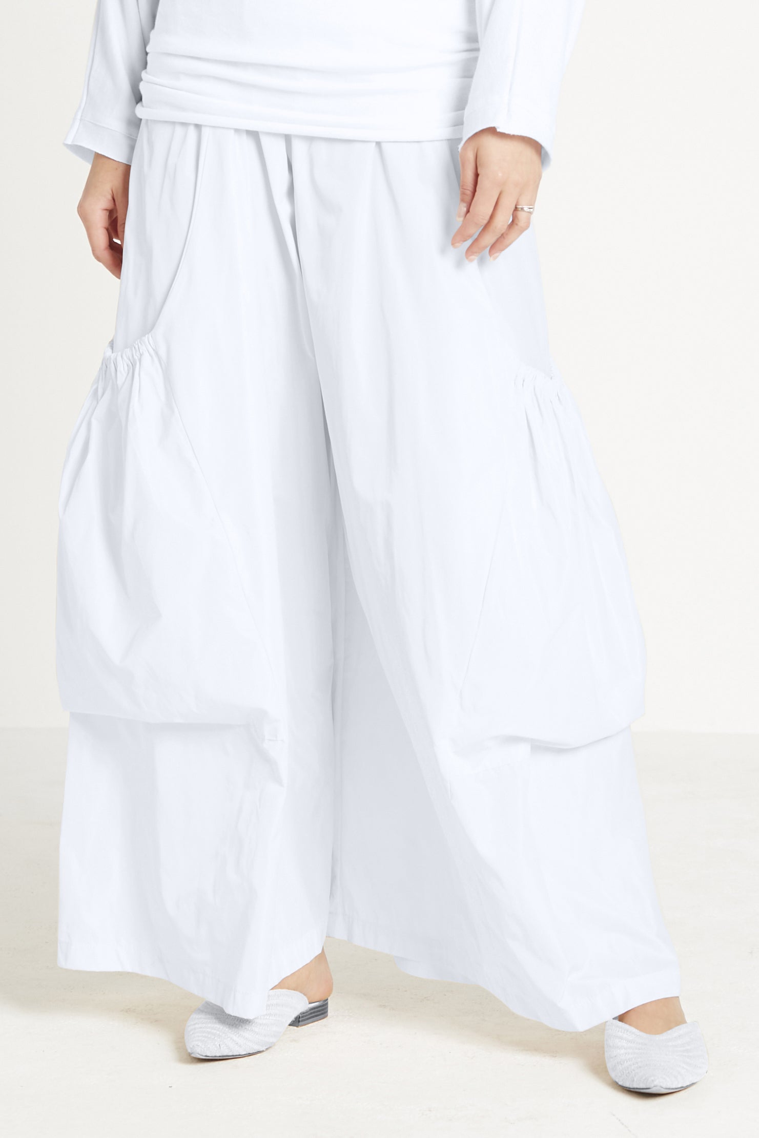 Nylon Big Pocket Pants
