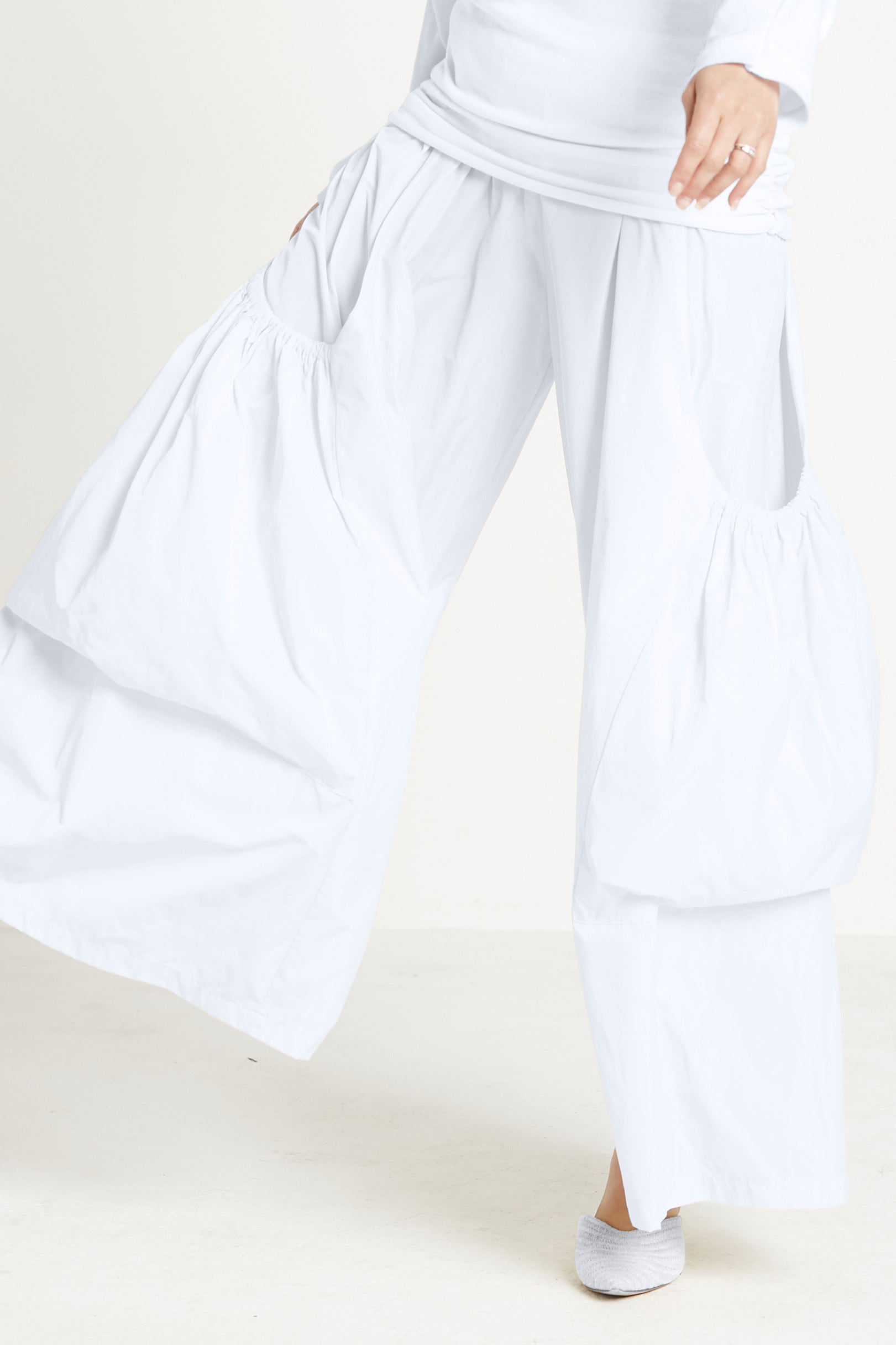 Nylon Big Pocket Pants