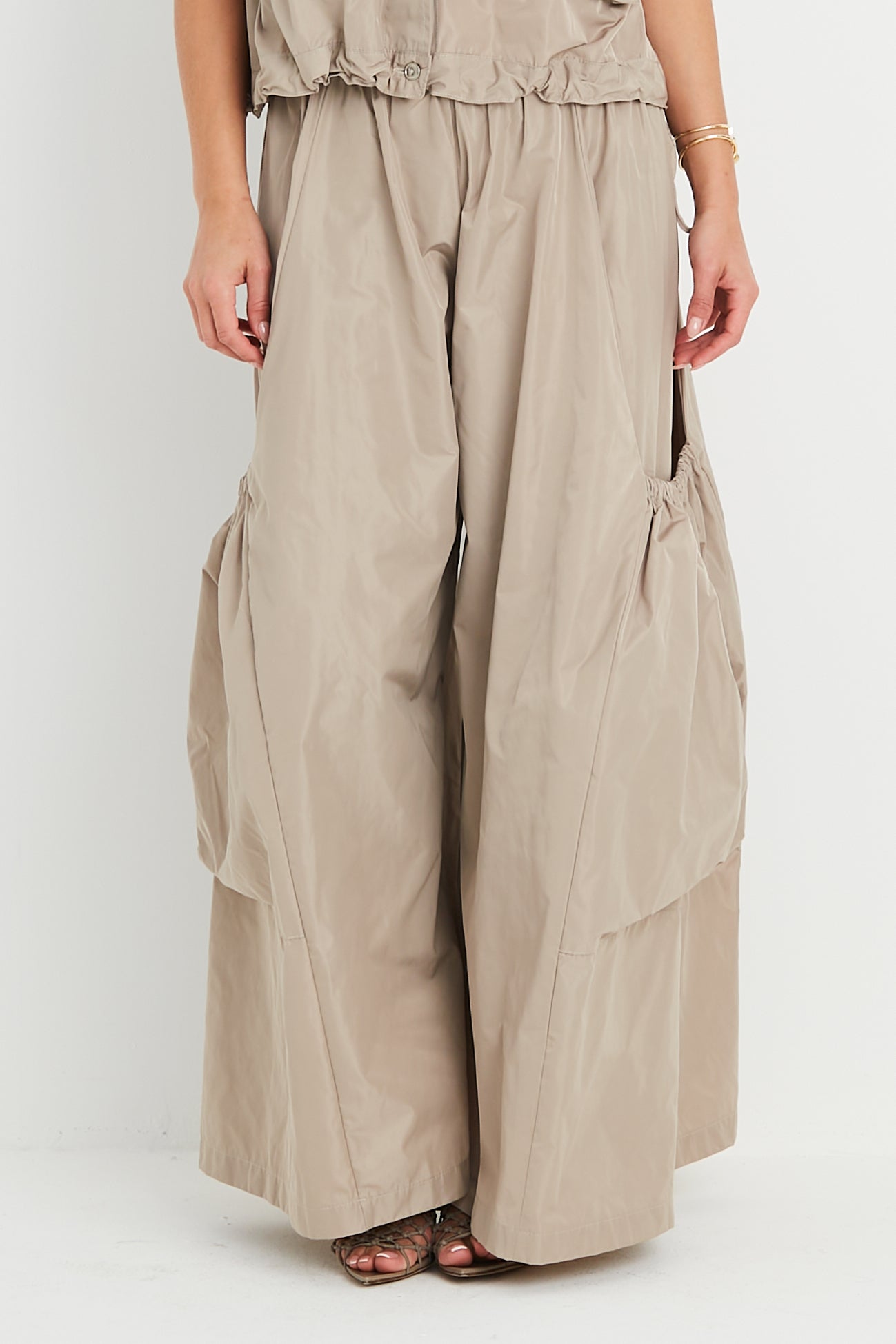 Nylon Big Pocket Pants