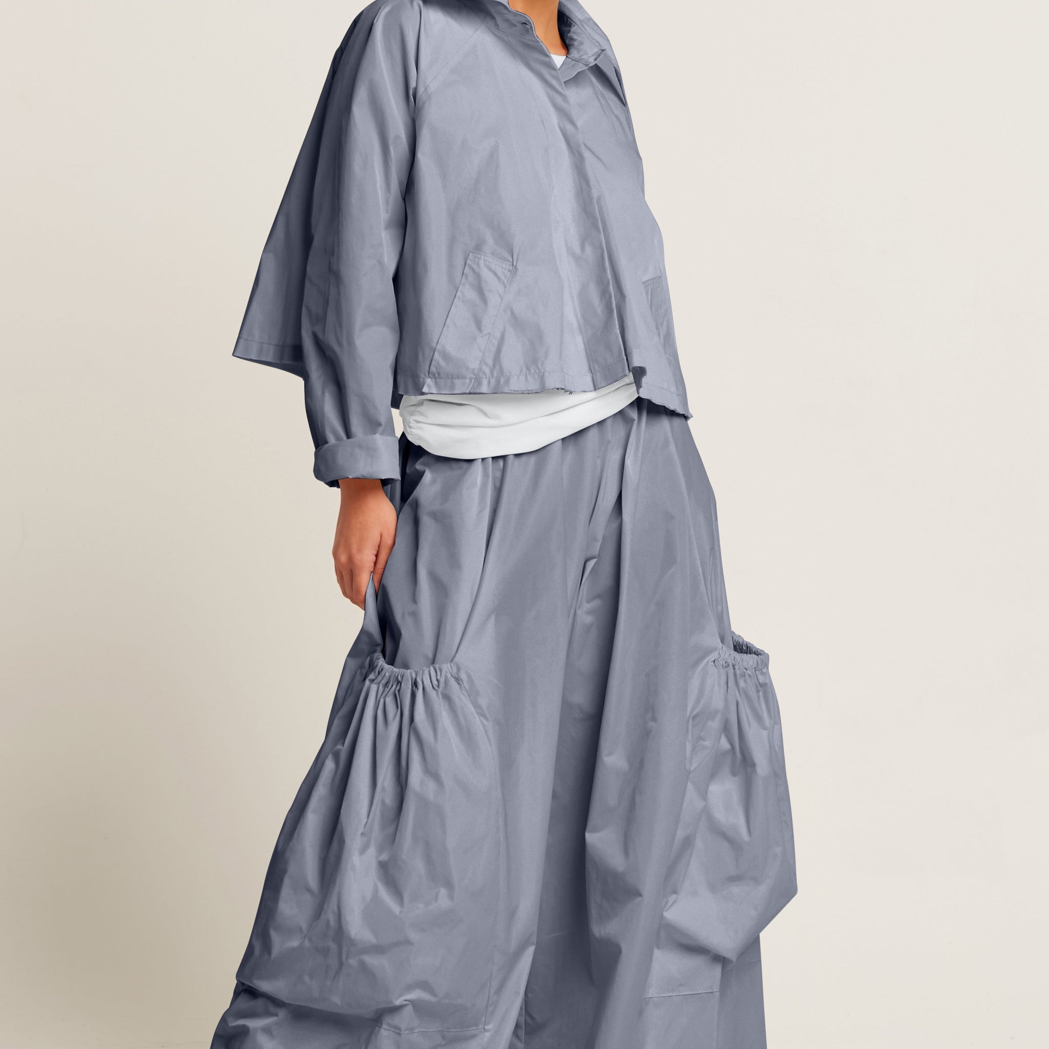 Nylon Big Pocket Pants