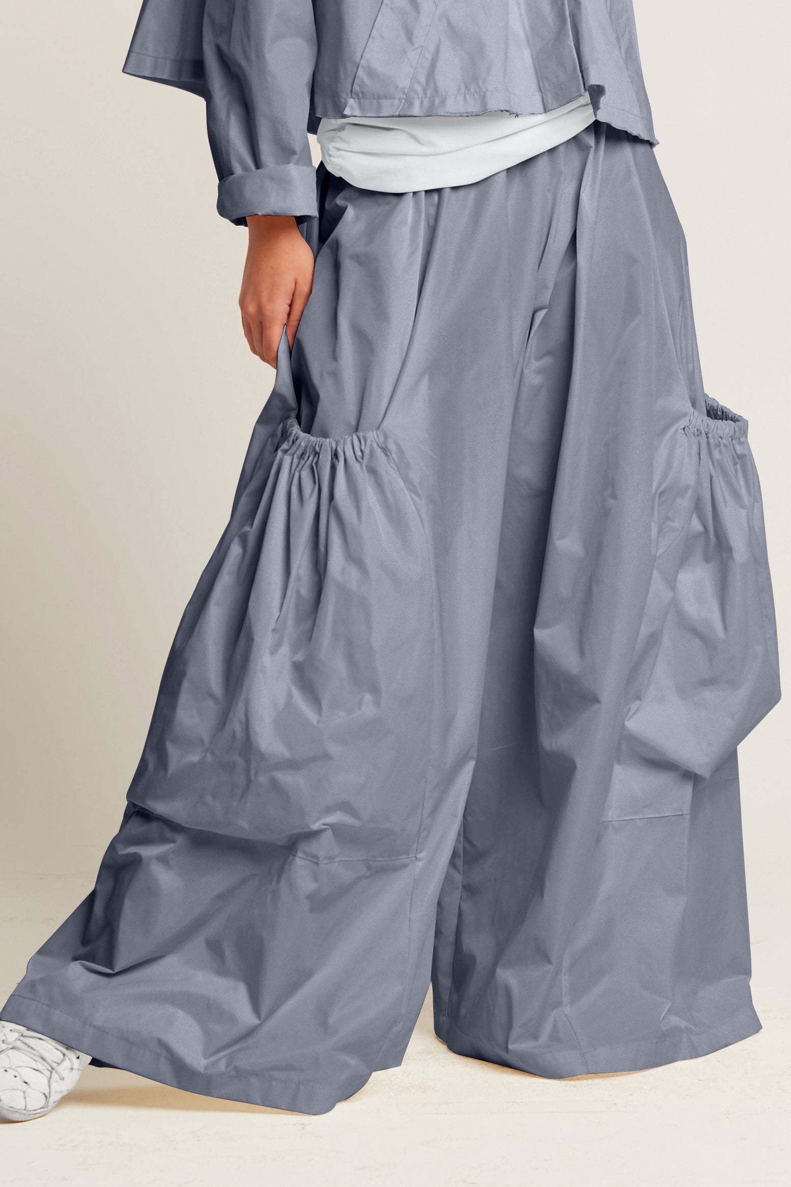 Nylon Big Pocket Pants