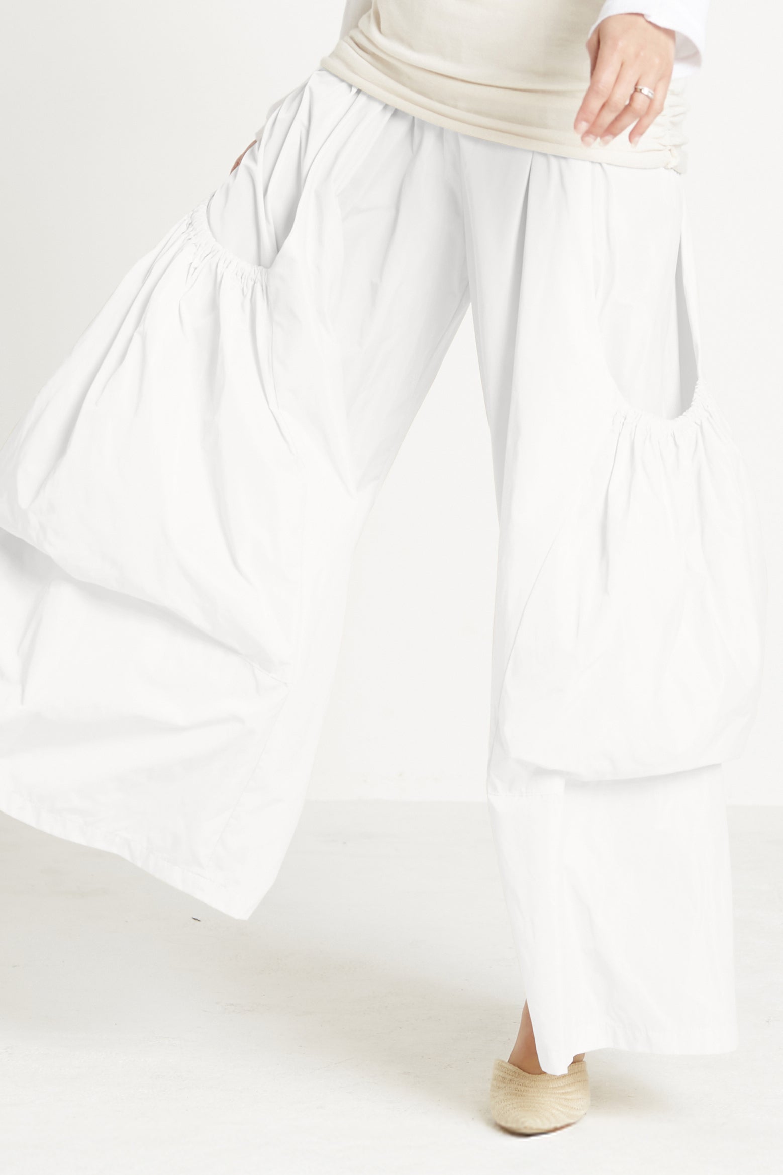 Nylon Big Pocket Pants
