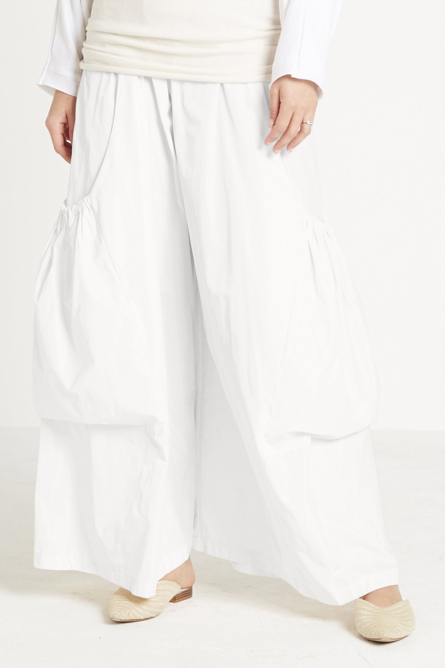 Nylon Big Pocket Pants