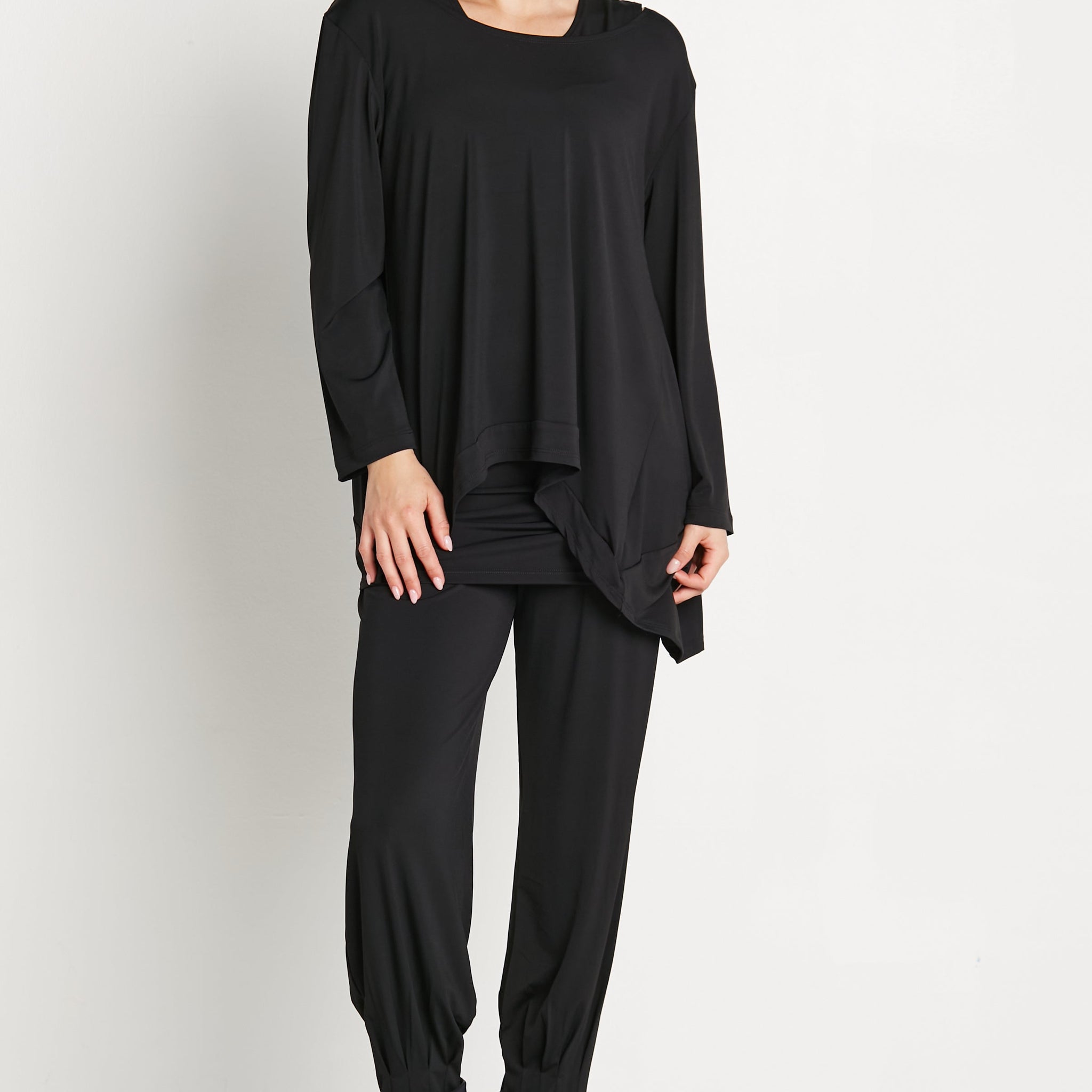 Matte Jersey Elegant Tunic