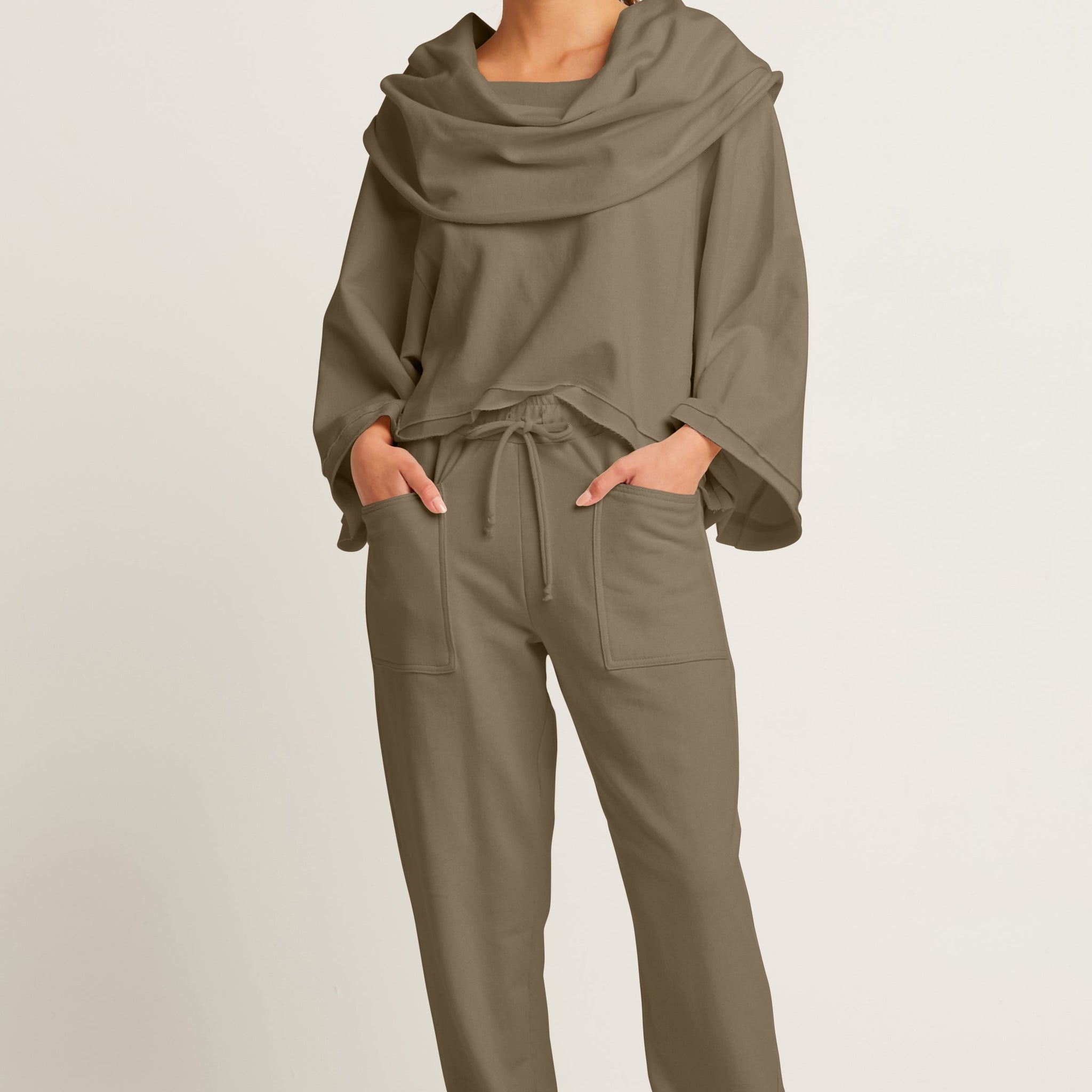 French Terry Jackie O Top