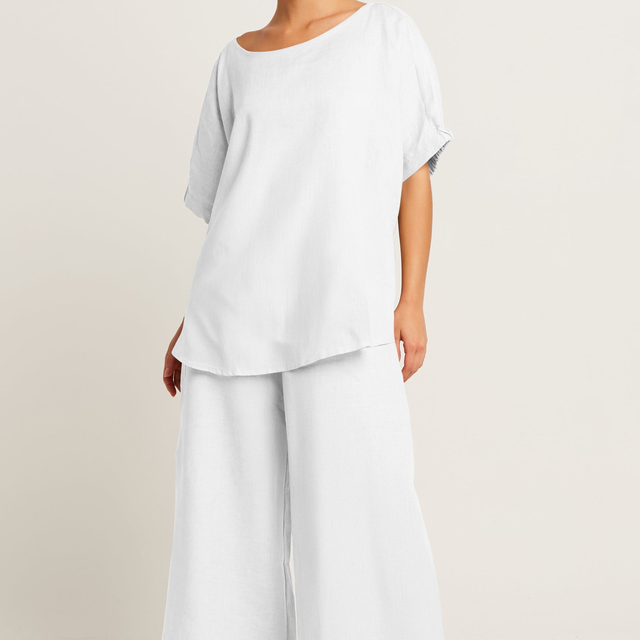 Handkerchief Linen Fashion Tee