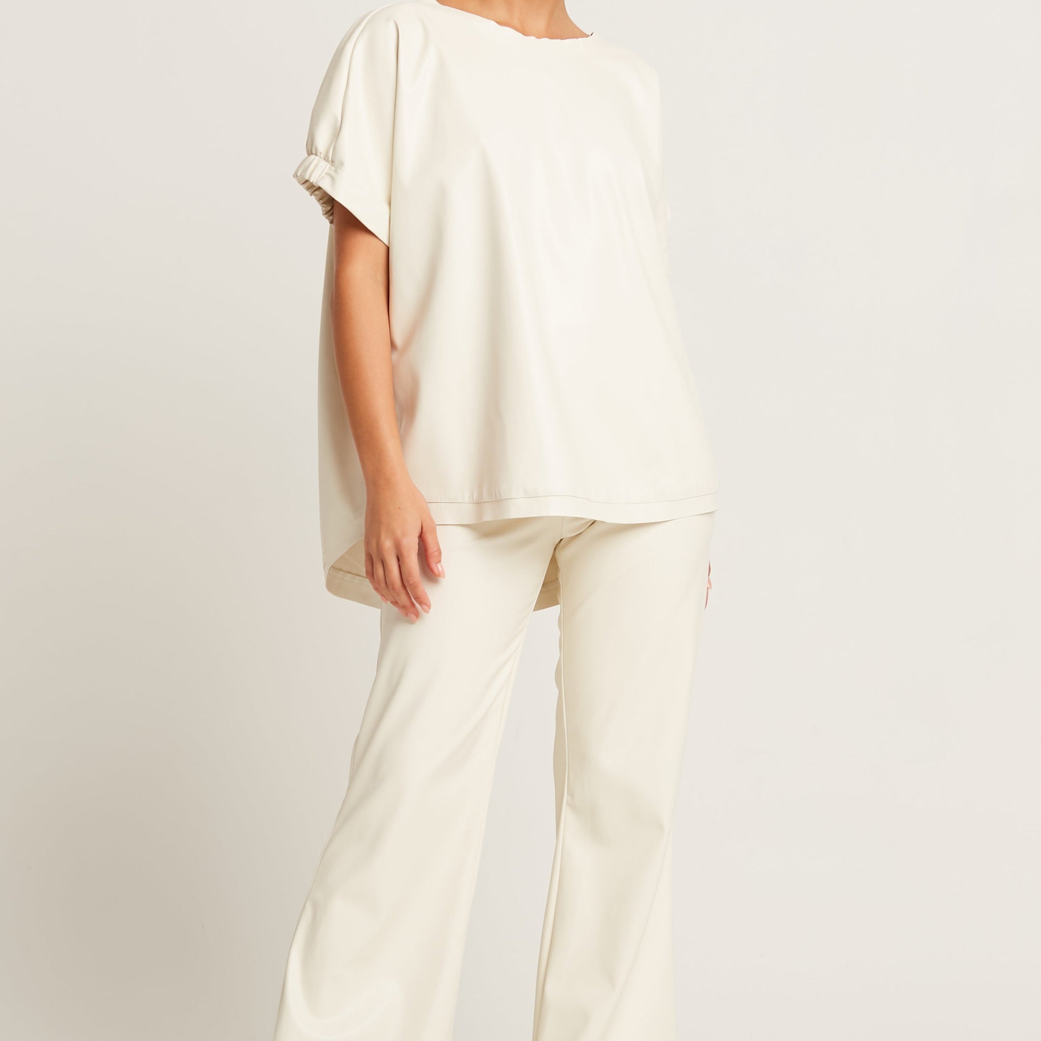 Vegan Leather Fashion Tee