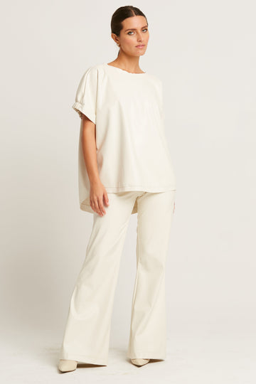 Vegan Leather Fashion Tee