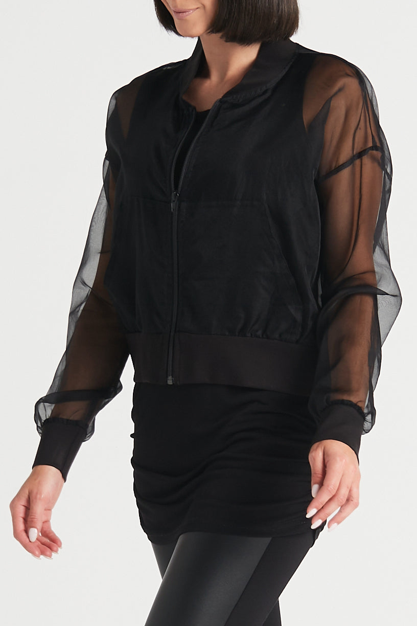 Organza Baseball Jacket