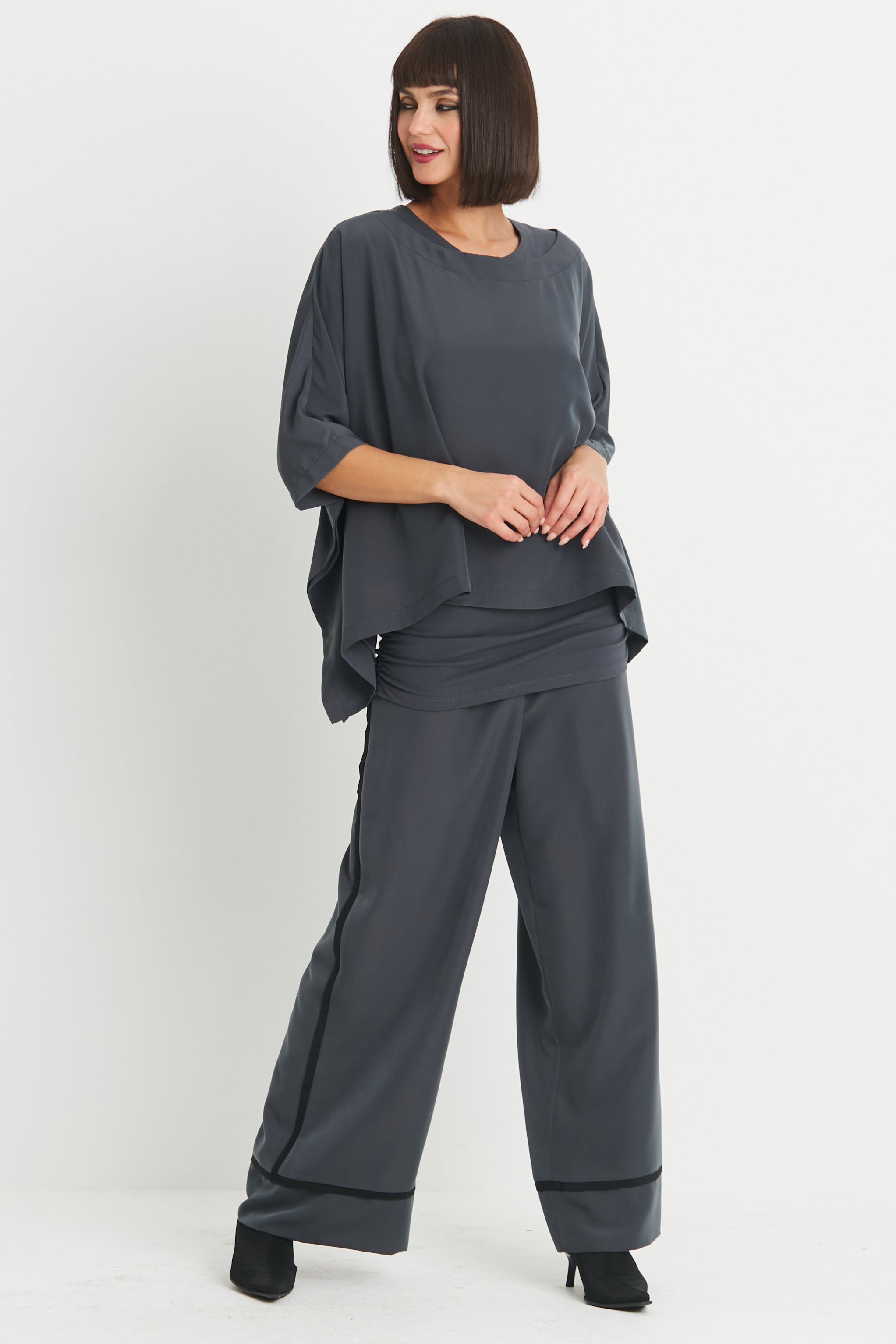 Peachskin Tuxedo Pants