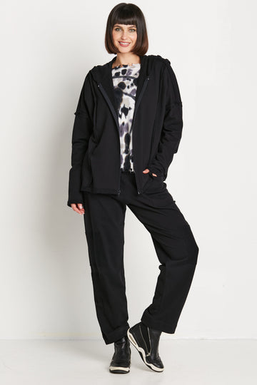 French Terry Seamed Hoodie
