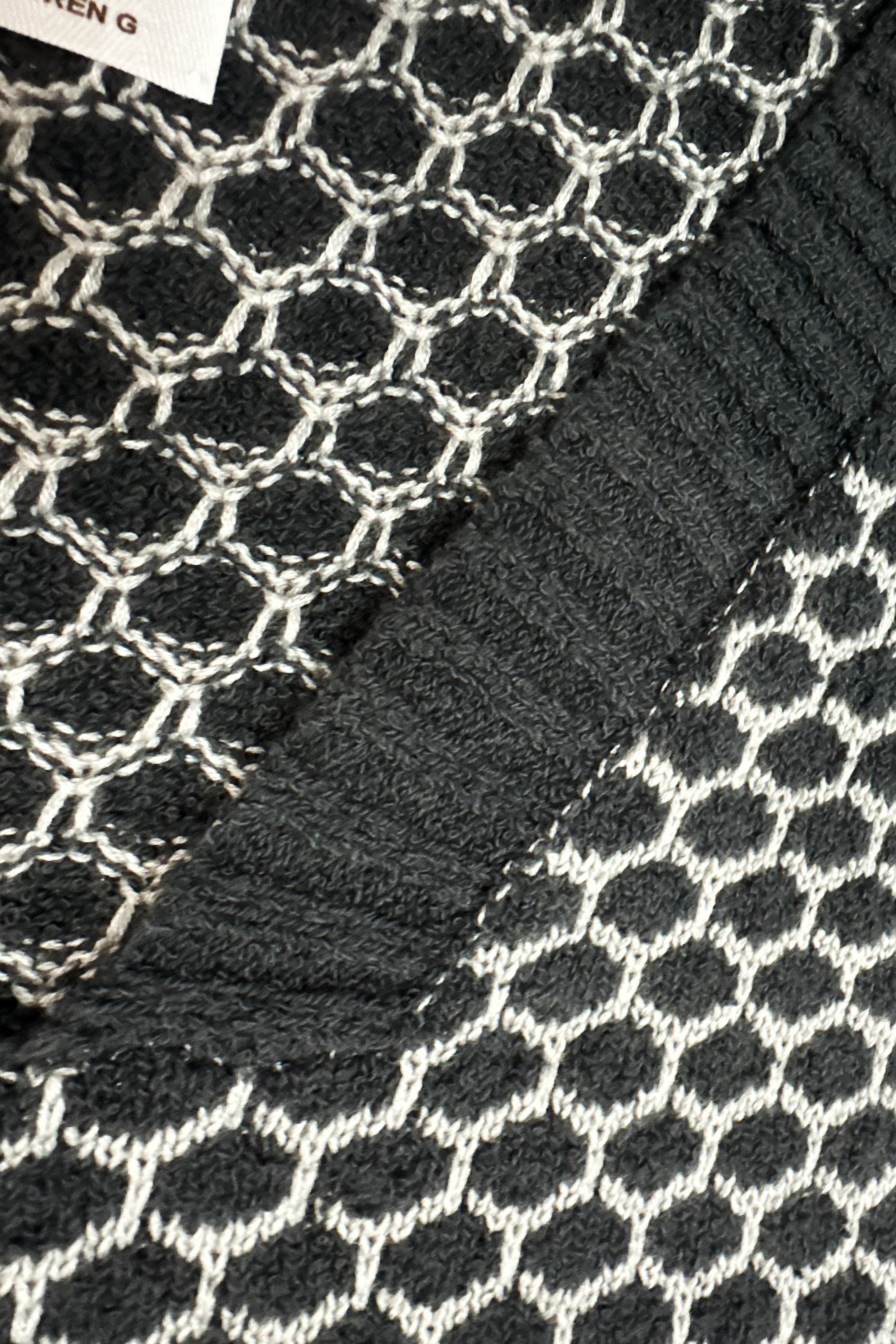 Cotton Bee Hive Sweater Vest