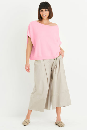 Pima Cotton Waffle Knit-Tee