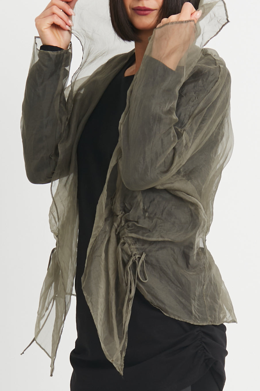 Organza Drawstring Jacket