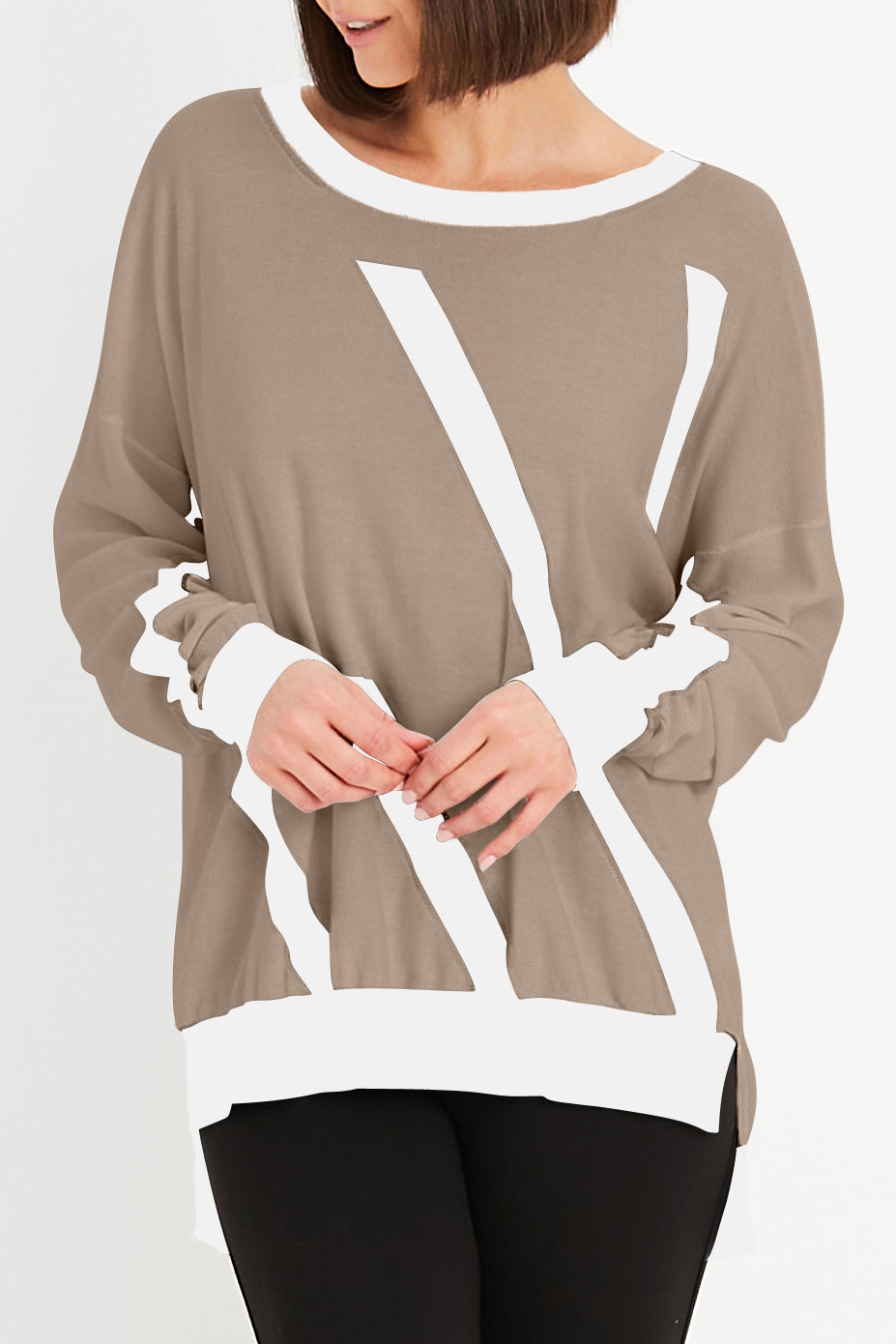 Pima Cotton One Direction Crewneck Sweater