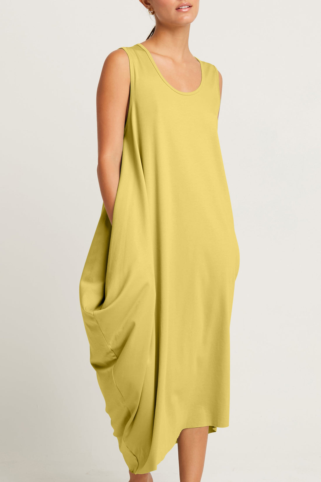 Pima Cotton Waterfall Dress