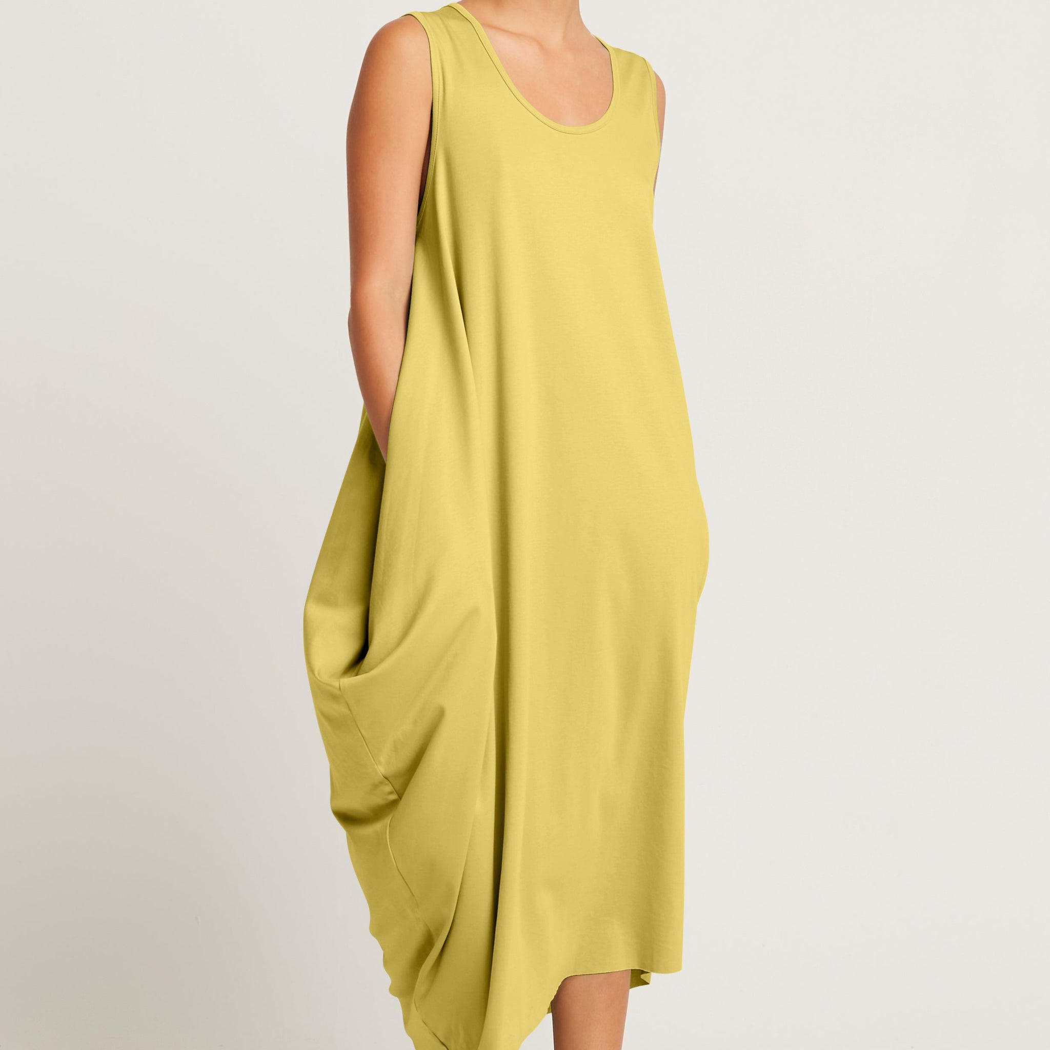 Pima Cotton Waterfall Dress