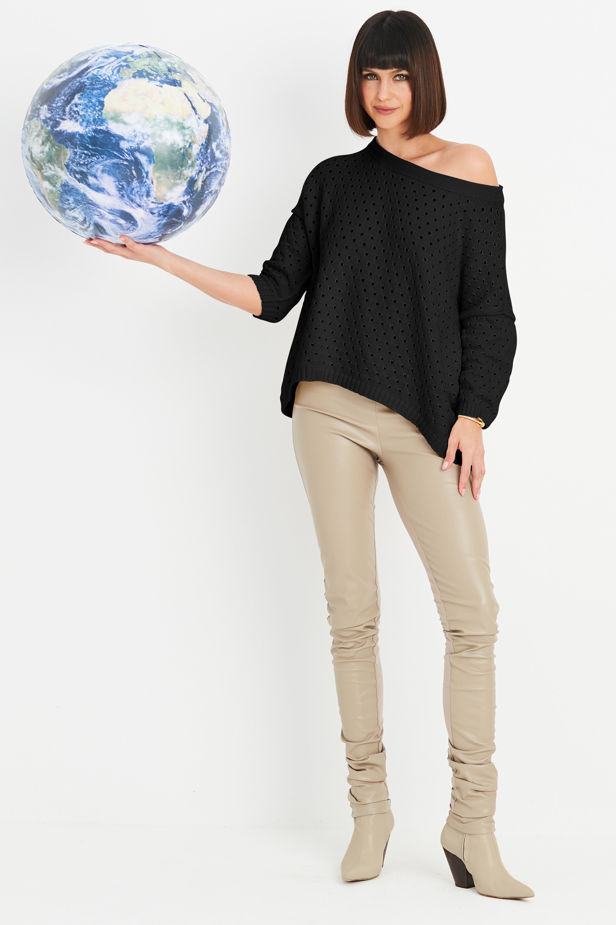 Pima Cotton Nantucket Boatneck Knit