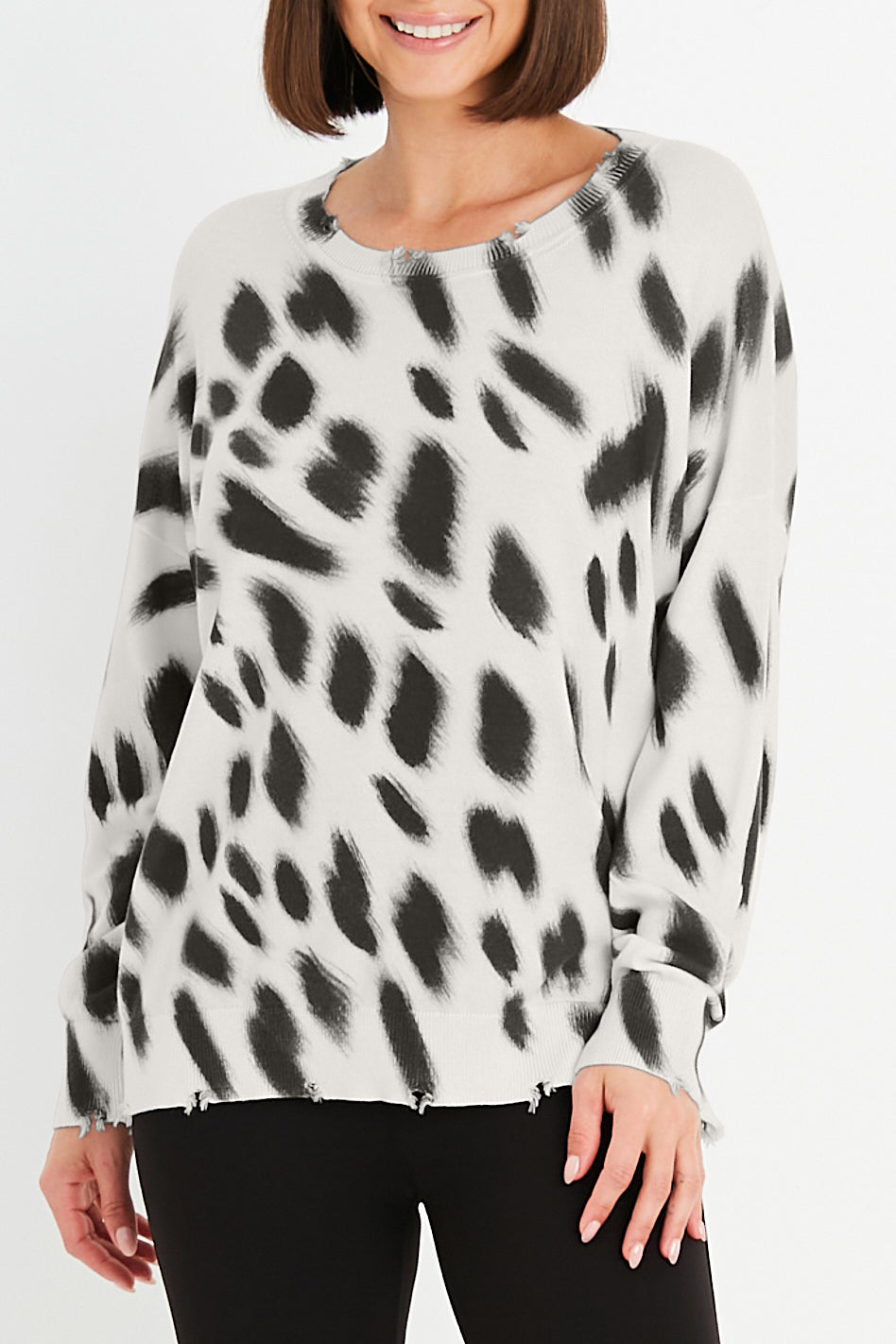 Pima Cotton Brush It Crewneck Sweater