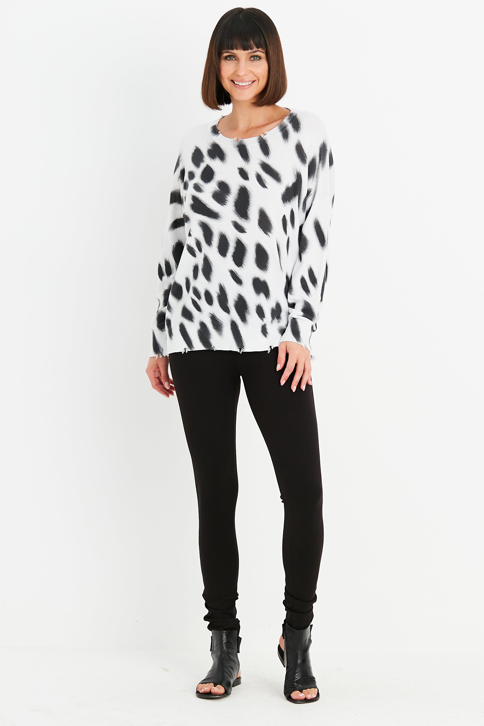 Pima Cotton Brush It Crewneck Sweater