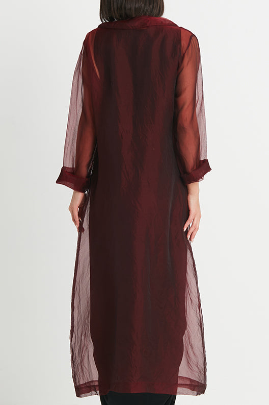 Organza Trench Coat