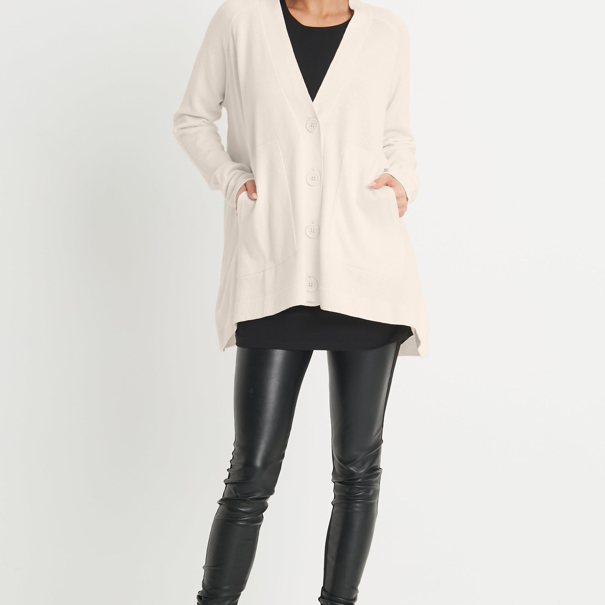 Pima Cotton Varsity Cardigan