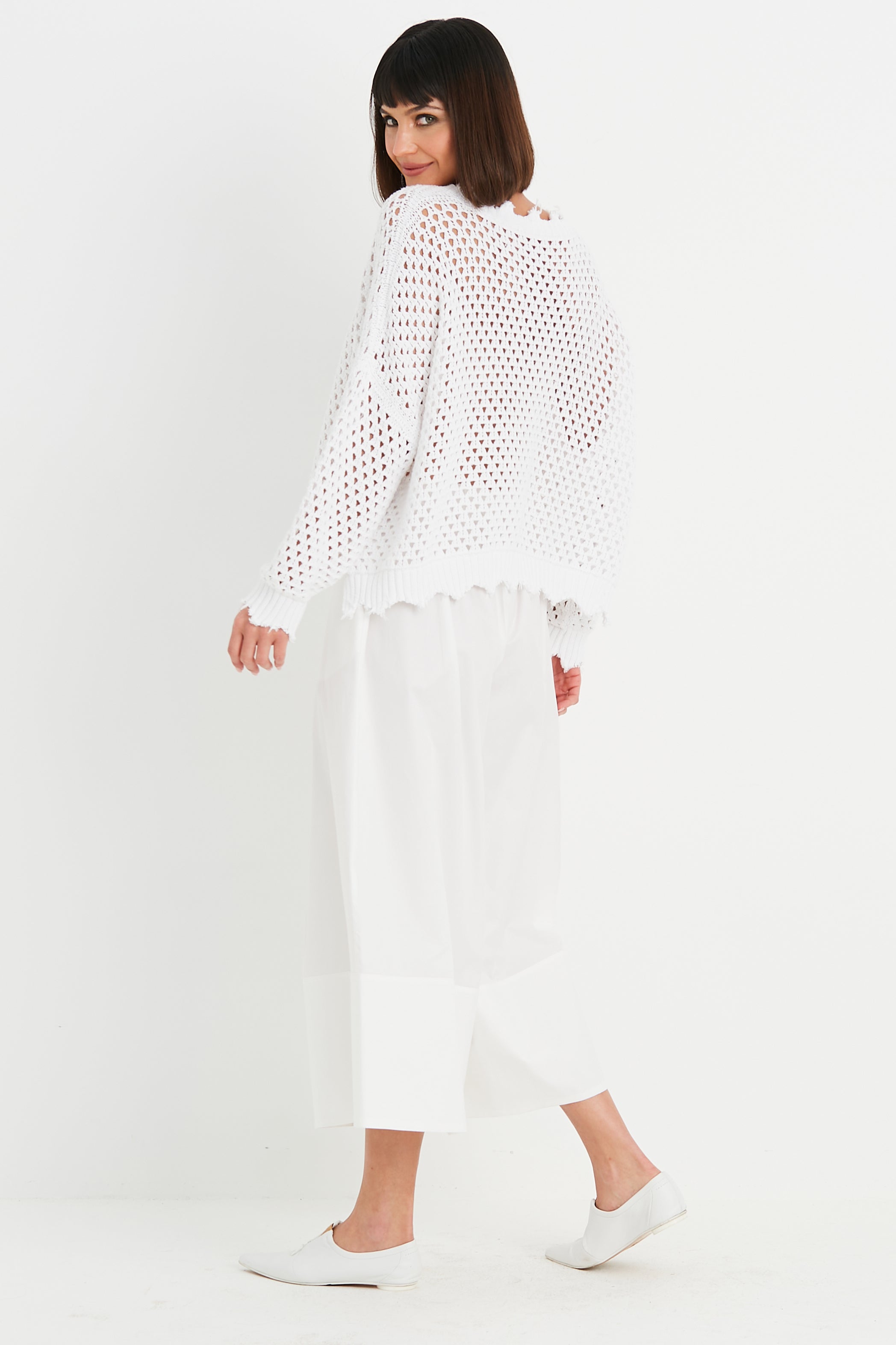 Cotton Gaucho Pants