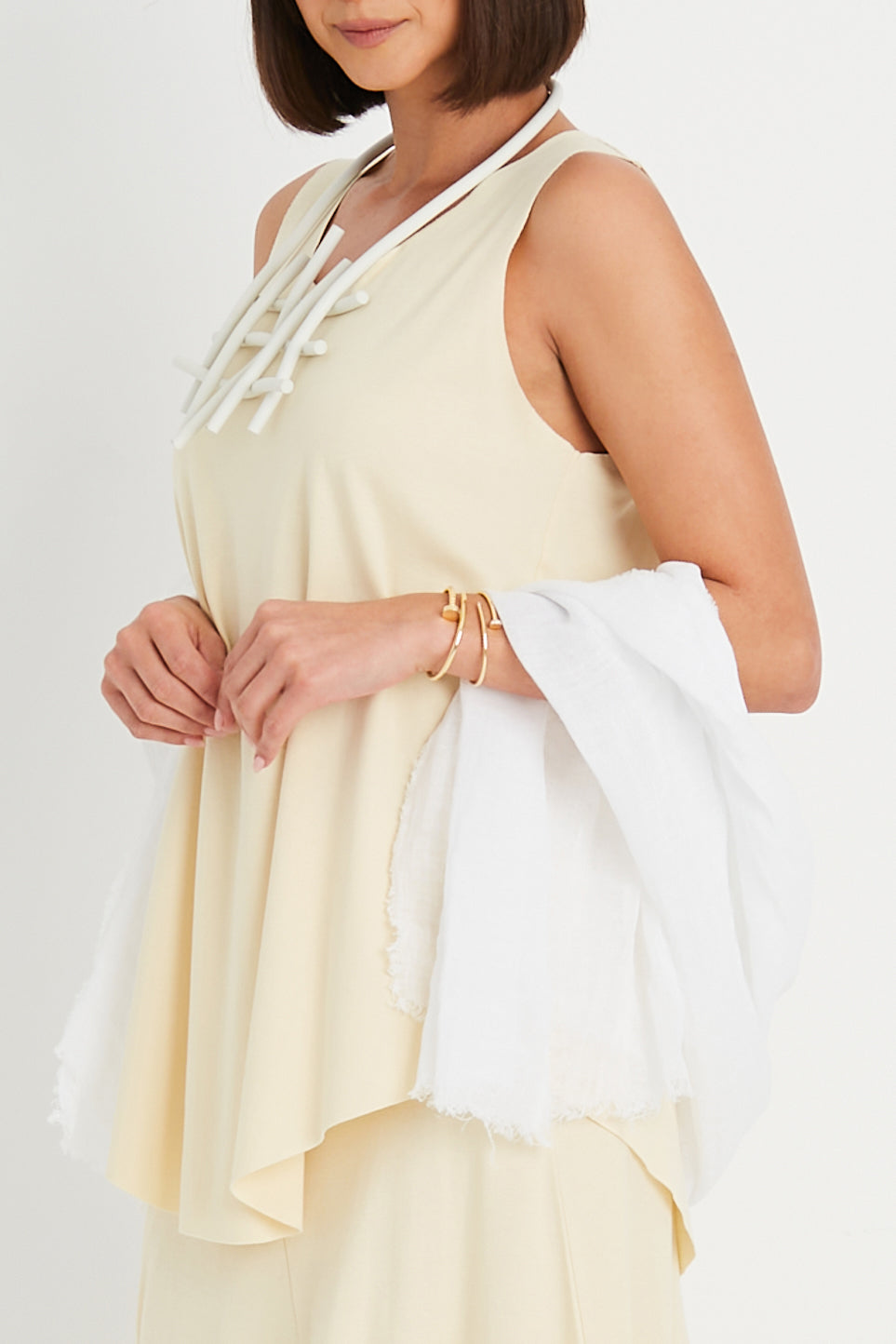 Pima Cotton Shirttail Tank