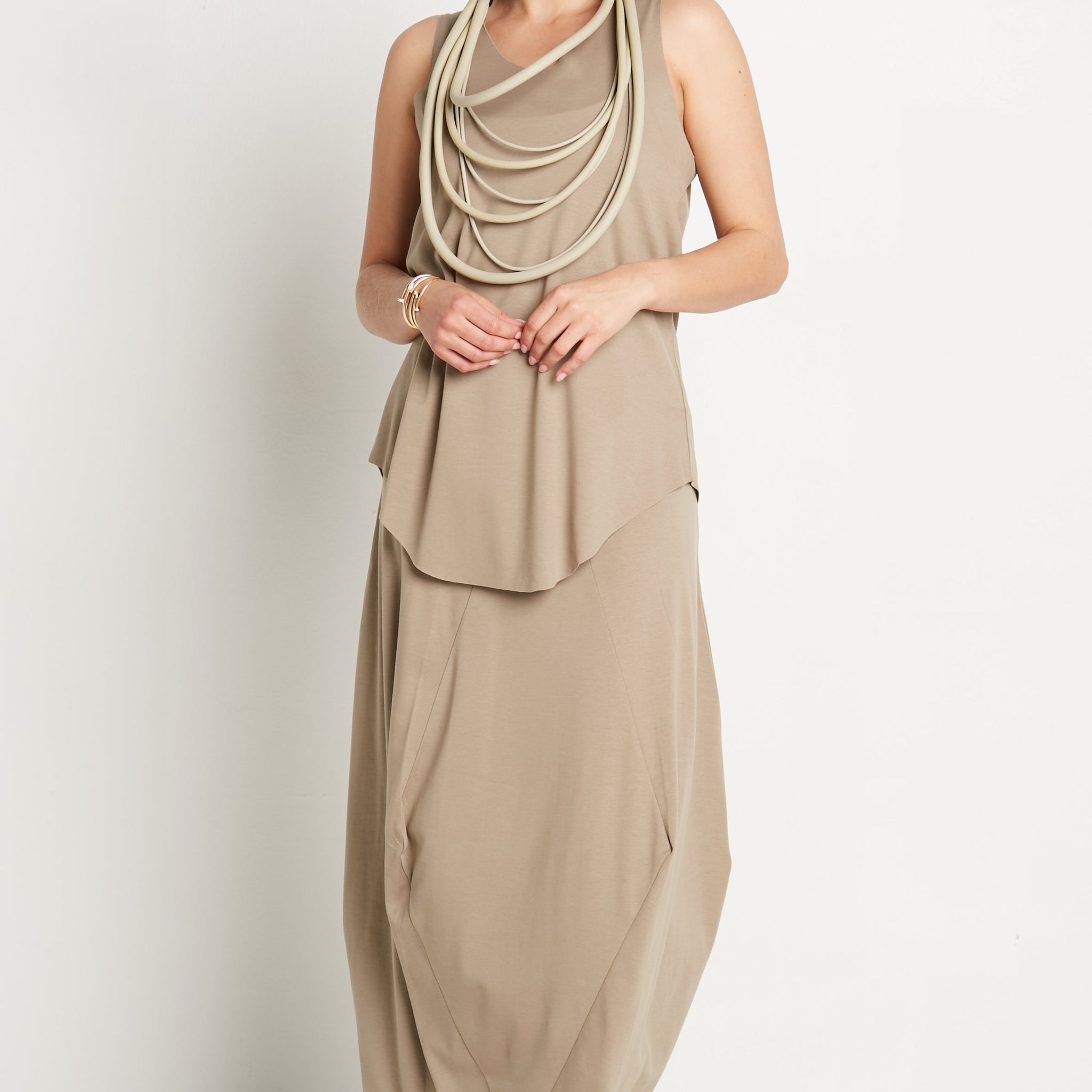 Pima Cotton Shirttail Tank